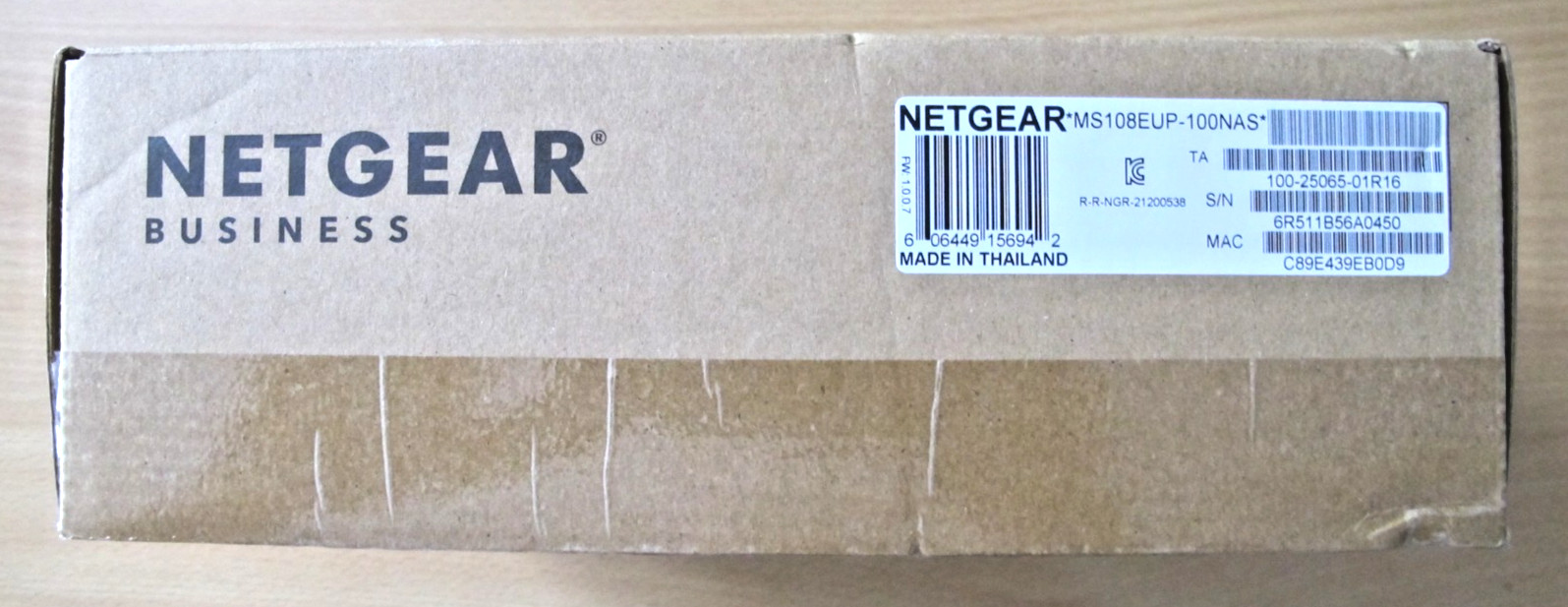 NETGEAR MS108EUP 8-port Multi-Gig (2.5G) Ultra60 PoE Ethernet Plus Switch
