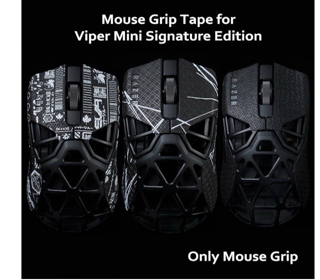 1 Set Anti-slip Side Grip Tape Stickers For Razer Viper Ultimate / Viper Mouse