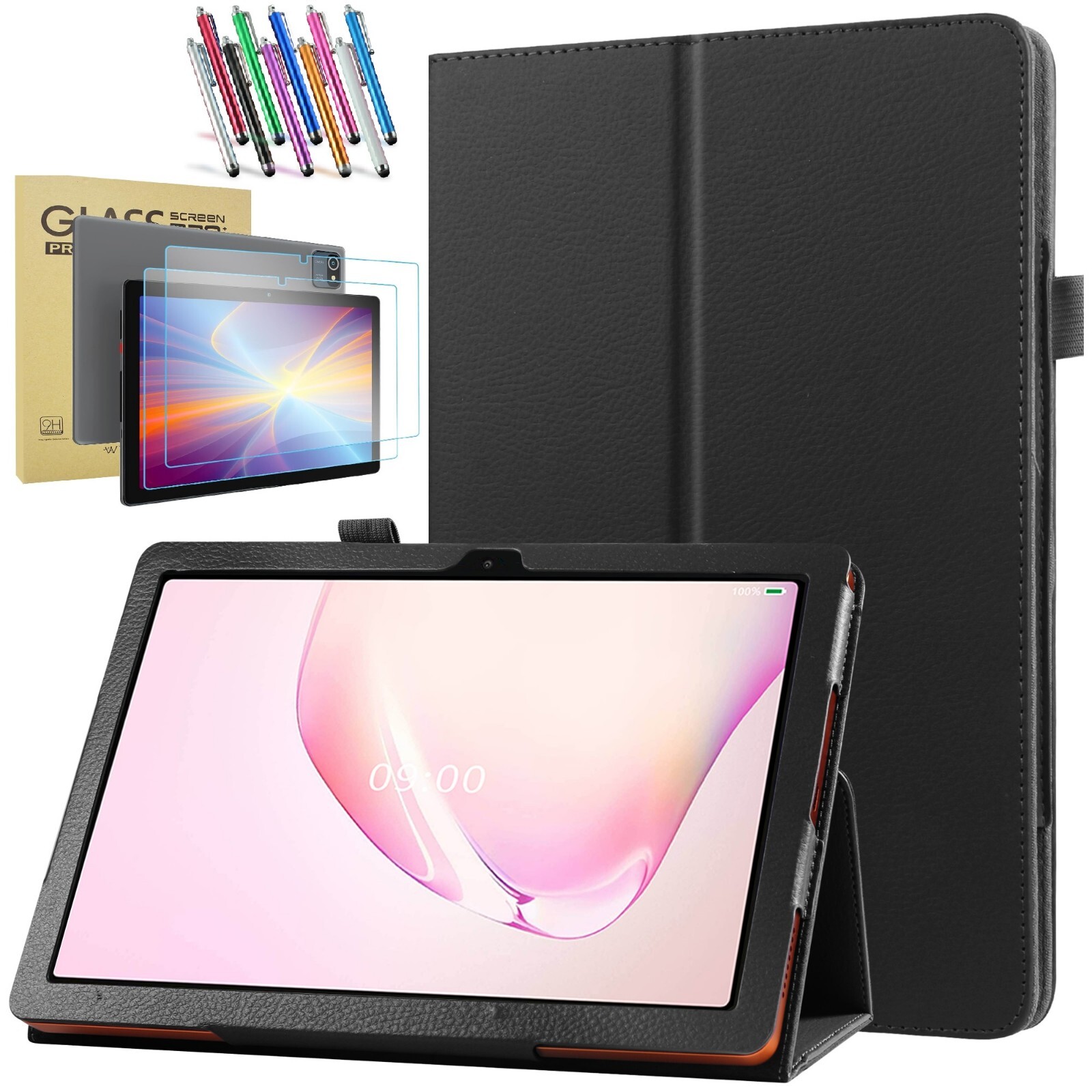 Smart Case For ROWT A10 10.1 inch Android Tablet PU Leather Folding Stand Cover