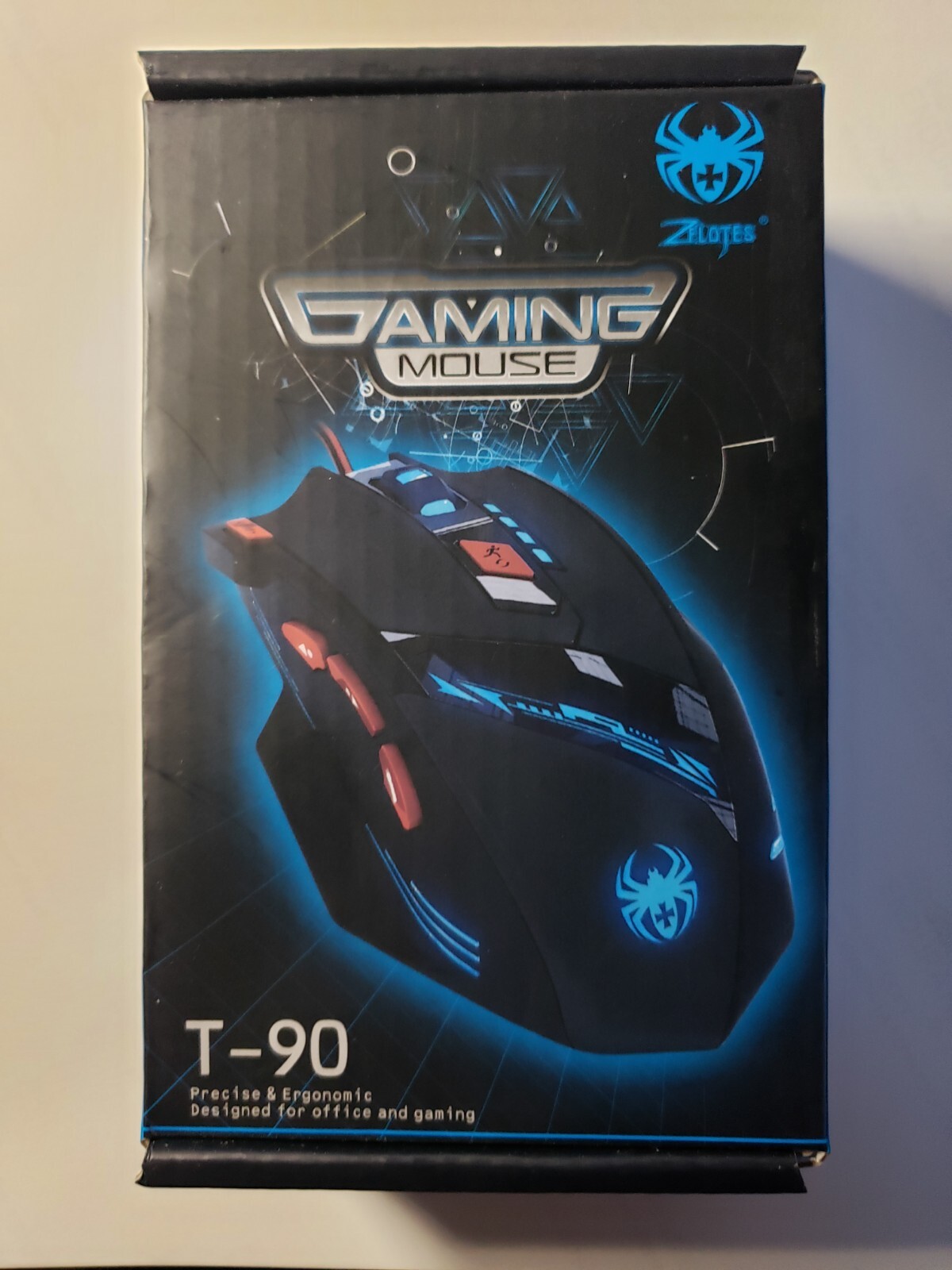 New - ZELOTES T-90 8 Key Wired USB Optical Game Mouse