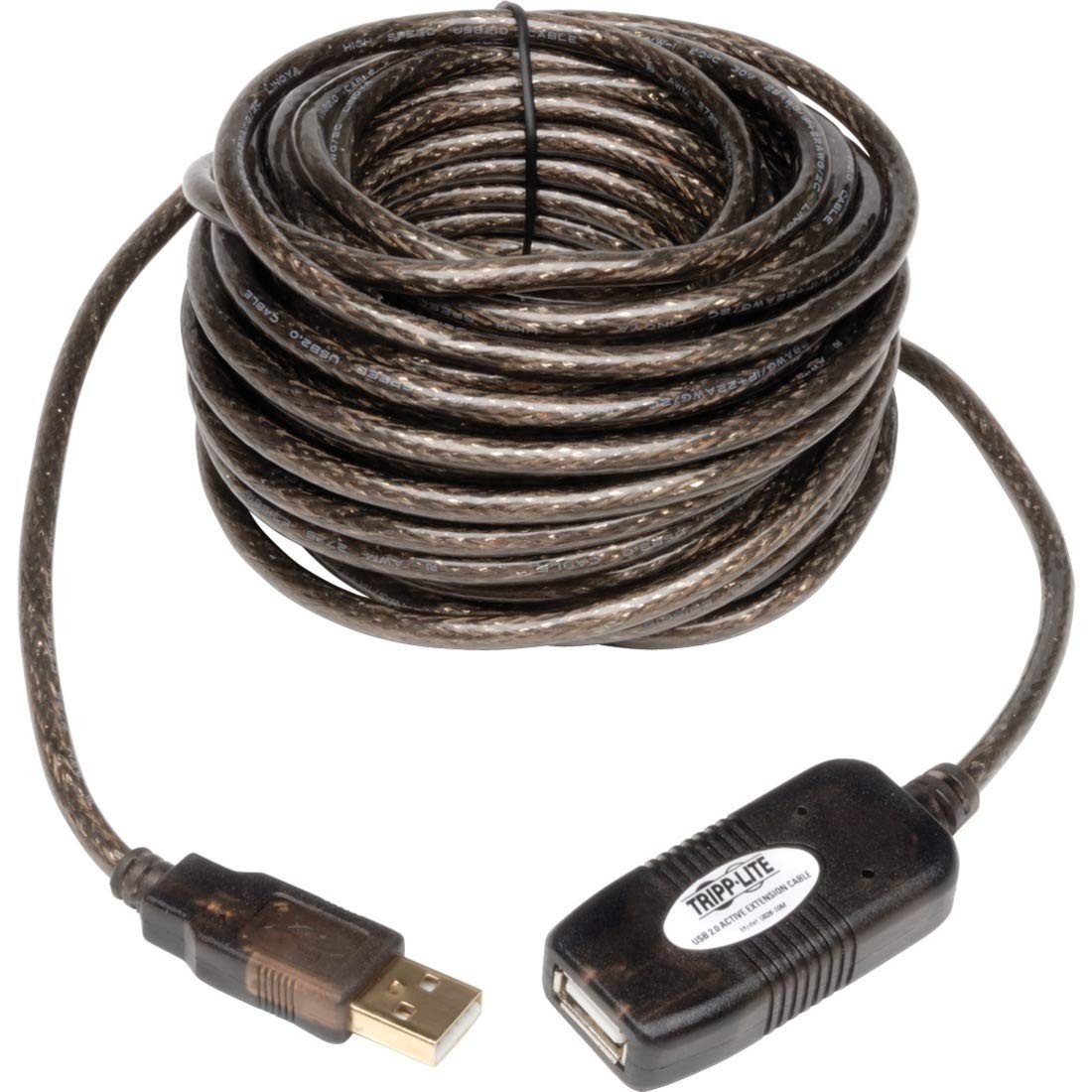 TRIPP LITE Eaton USB Extension Cable, USB 2.0, 33ft / 10m, Active Repeater