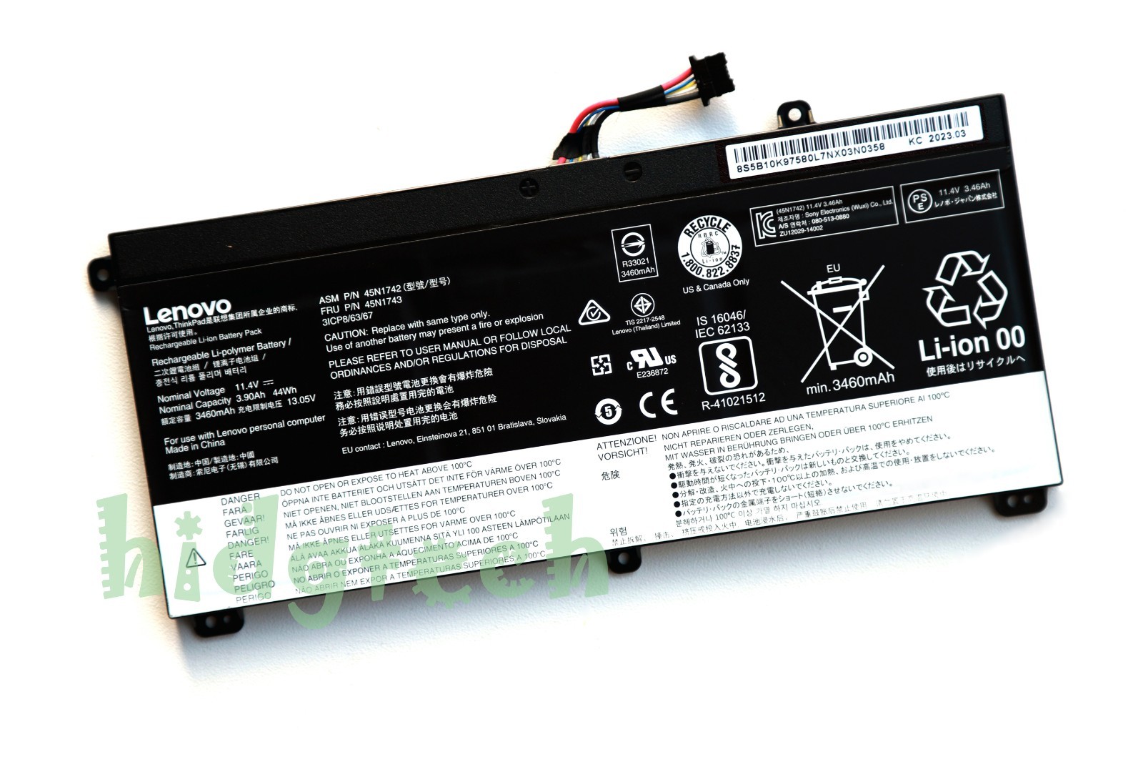 New Genuine 45N1742 45N1743 00NY639 Battery for Lenovo Thinkpad T550 T560 W550S