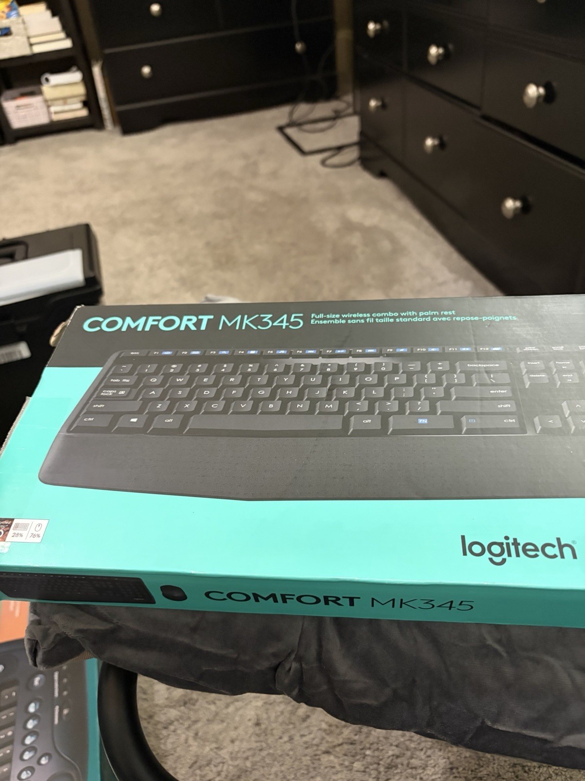 Logitech Comfort Wave MK345 wireless keyboard and mouse combo