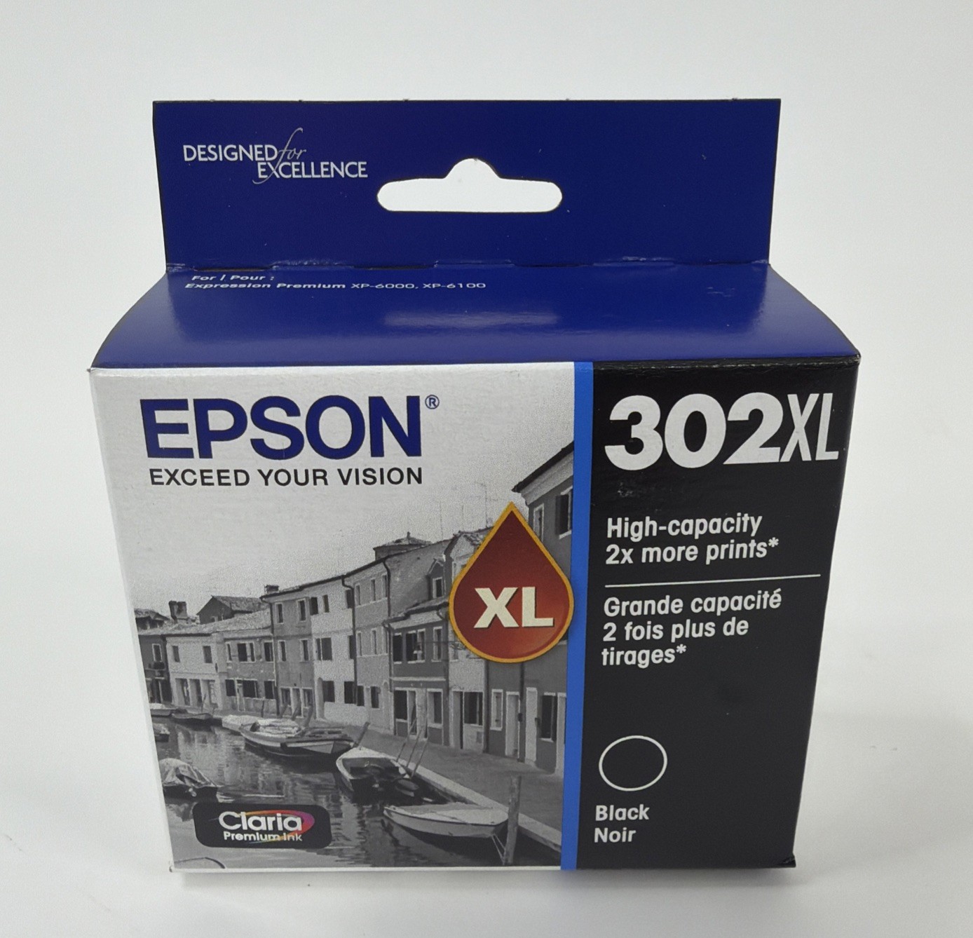 Epson 302Xl Black Ink Cartridge Claria Exp. 03/2028