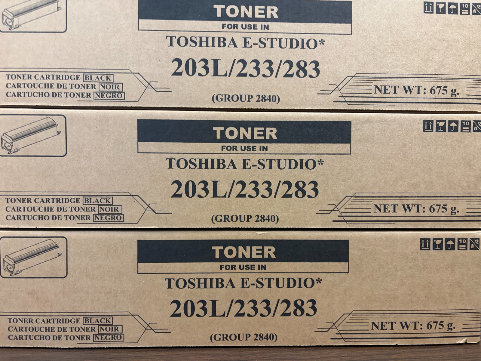 3 Boxes Toner for Toshiba Studio 203L/233/283 (Group 2840) NEW IN BOX