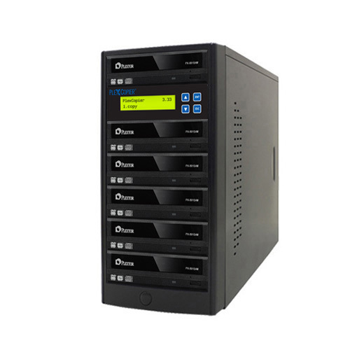 PlexCopier 1 to 5 DVD CD Dual Layer Plextor Disc Copy Duplicator System Tower