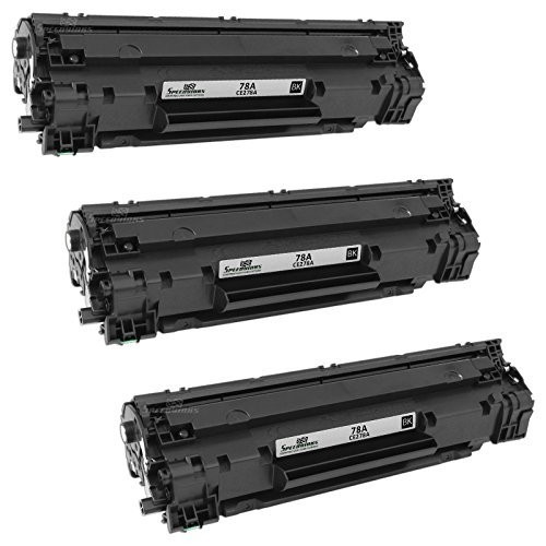 3pk Black Laser Toner Cartridge for HP CE278A 78A LaserJet P1606dn M1536dnf 1566