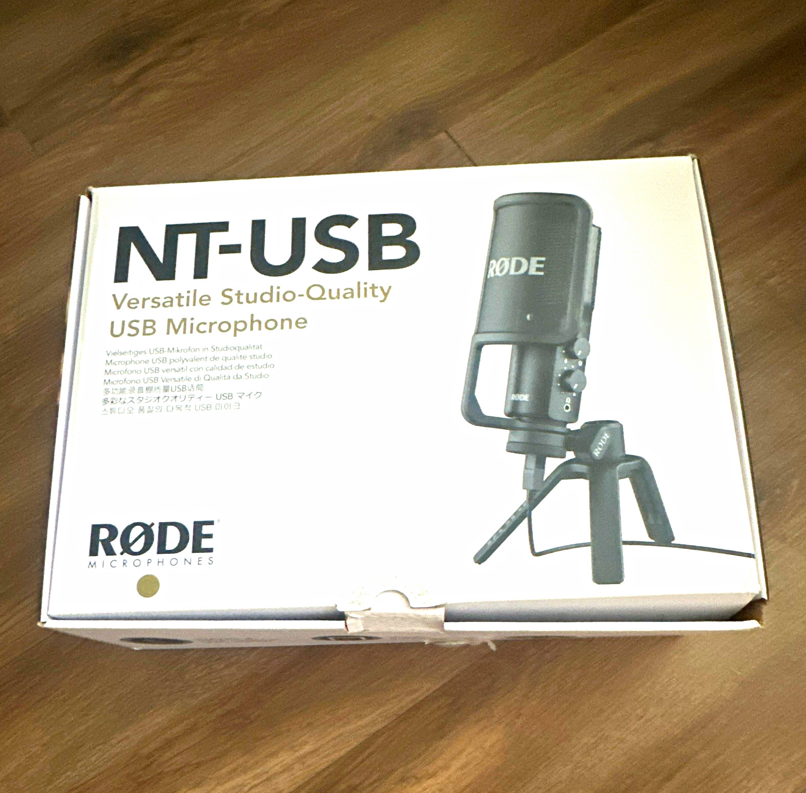 RØDE NT-USB USB Versatile Studio-Quality USB MICROPHONE open box - never used