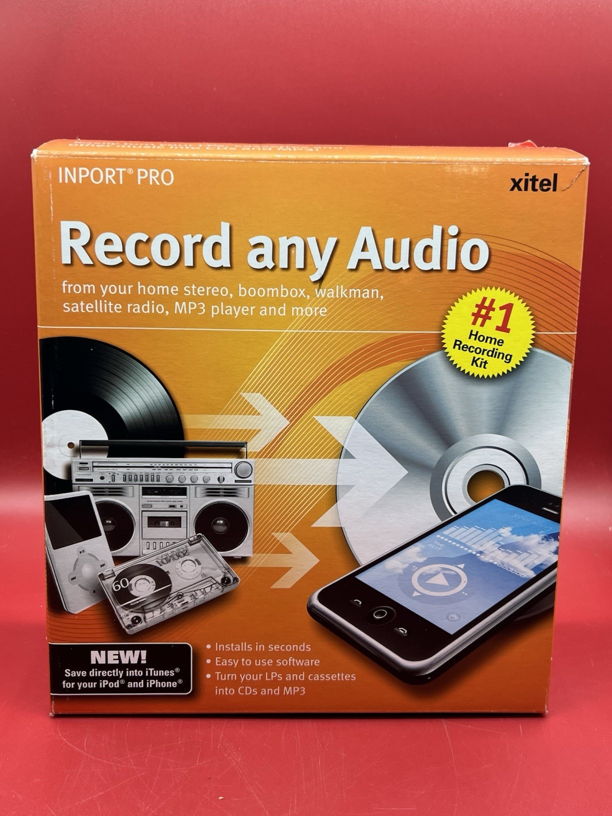 Xitel Inport Pro Home Audio Recording Kit with Original Box