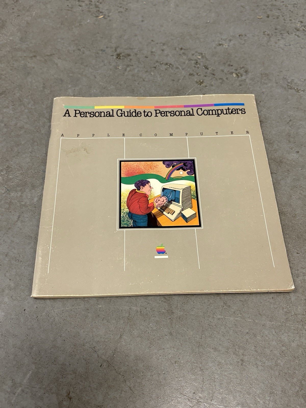 Rare Vintage 1982 Apple Conputer Personal Guide to Personal Computers Book Mint
