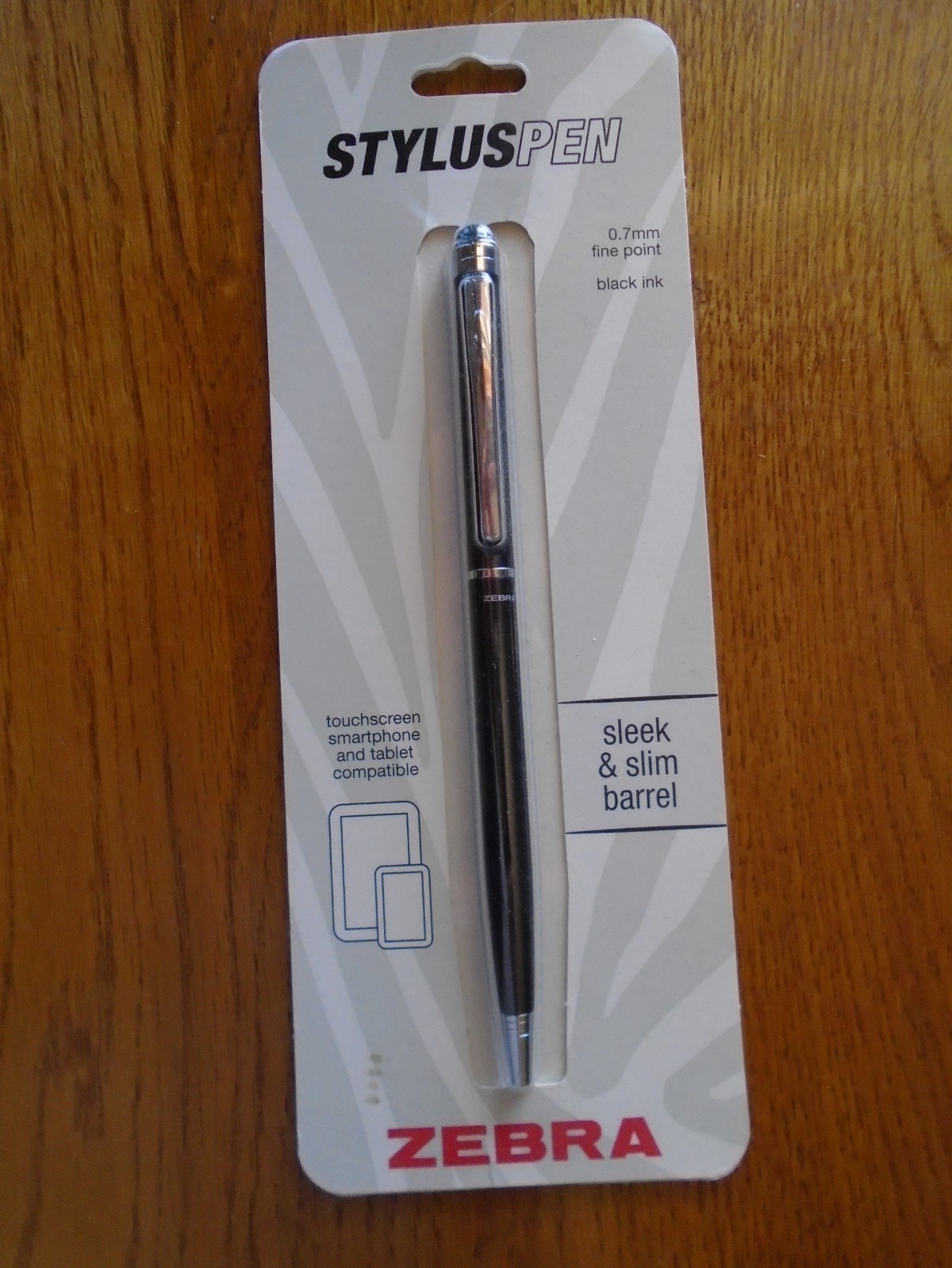 New Zebra Stylus .07 mm Fine Point Black Ink Pen