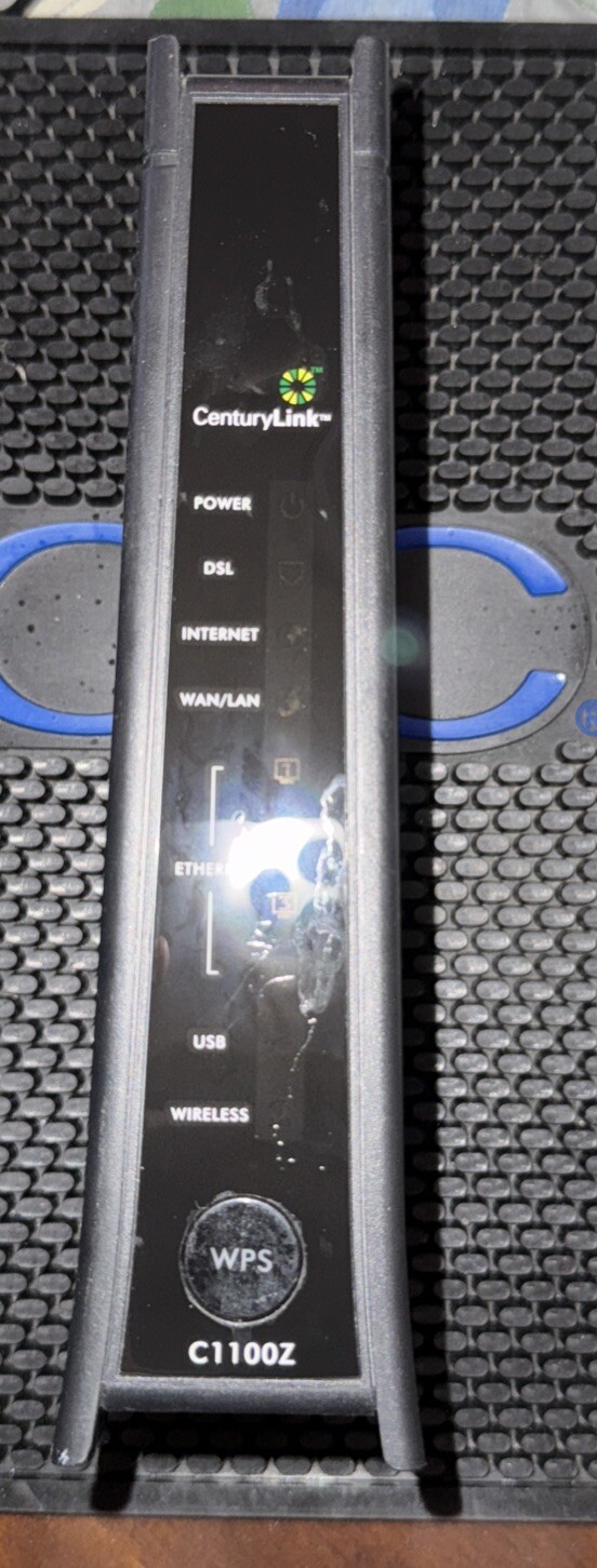 Centurylink Zyxel C1100Z 802.11n VDSL2 Wireless Modem with Router ONLY