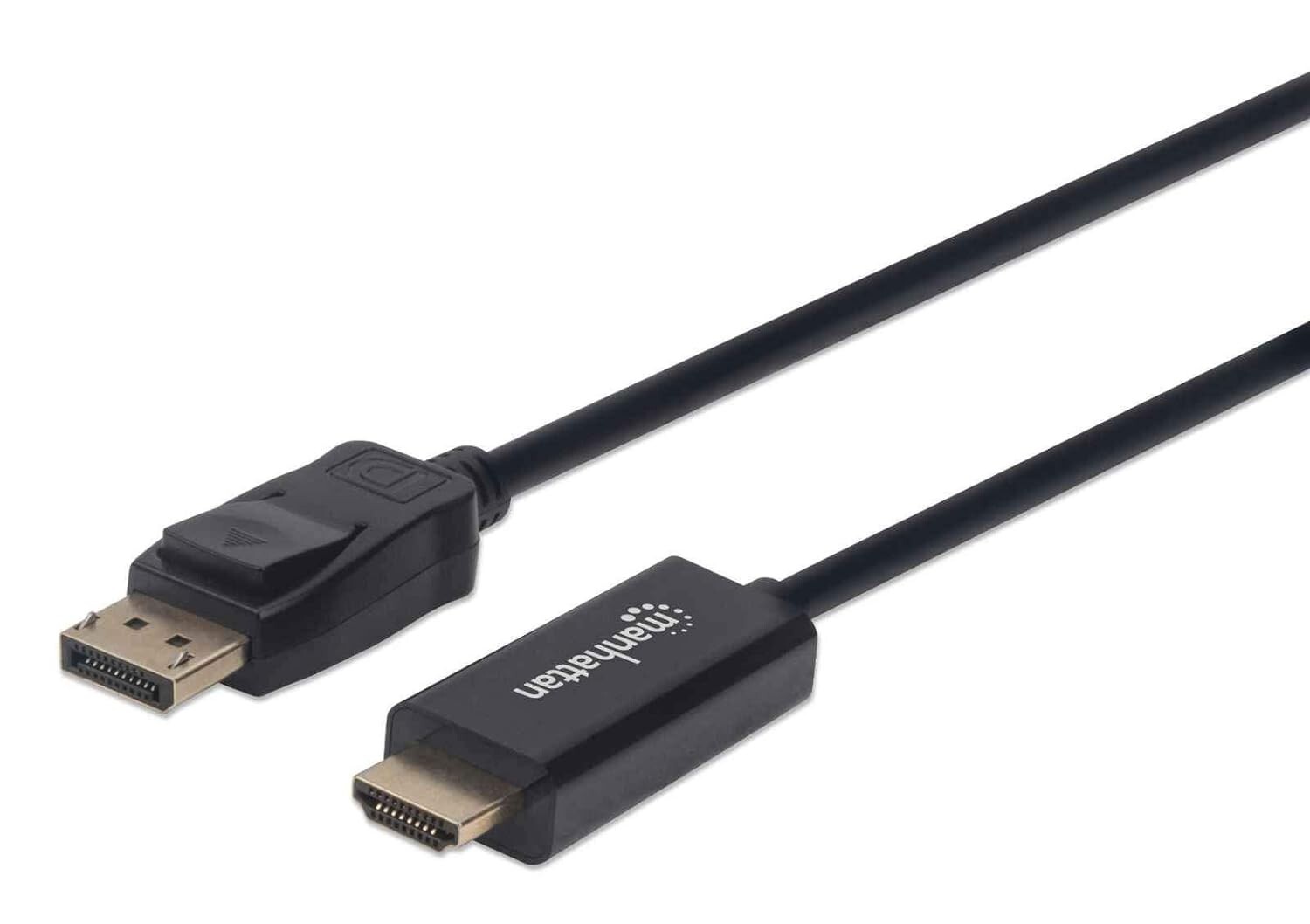 Manhattan DisplayPort 1.2 to HDMI Cable, 4K@60Hz, 1m, Male to Male, DP With