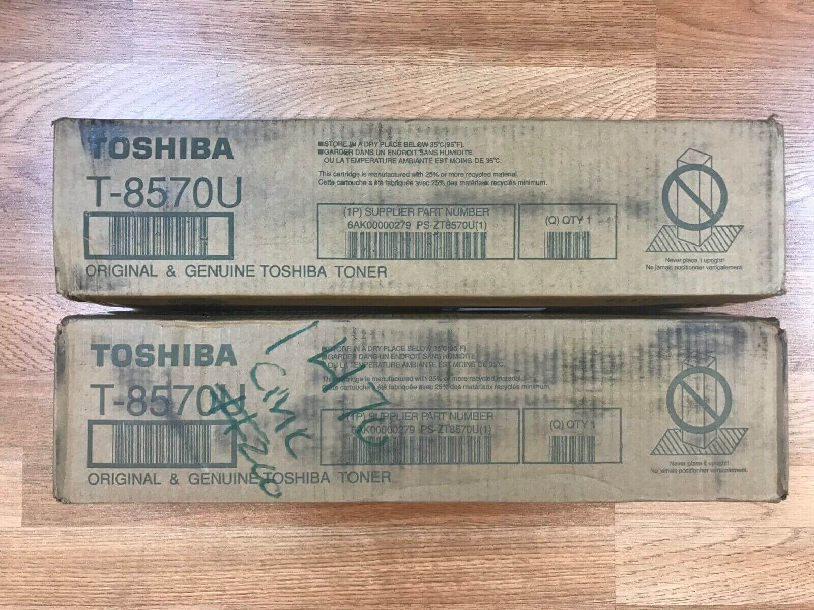 Lot Of 2 OEM Toshiba T-8570U Toner For E STUDIO 557/657/757/857 Same Day Ship
