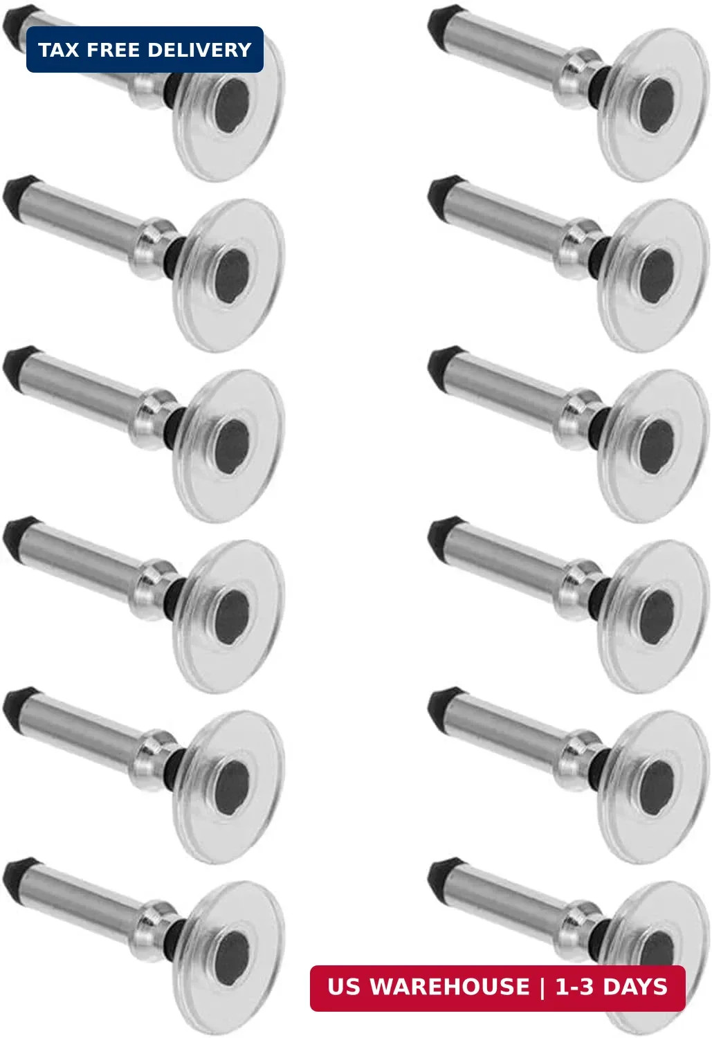 12 Pcs Silver Universal Stylus Replacement Tips, Disc Tips Round Shape Replaceab