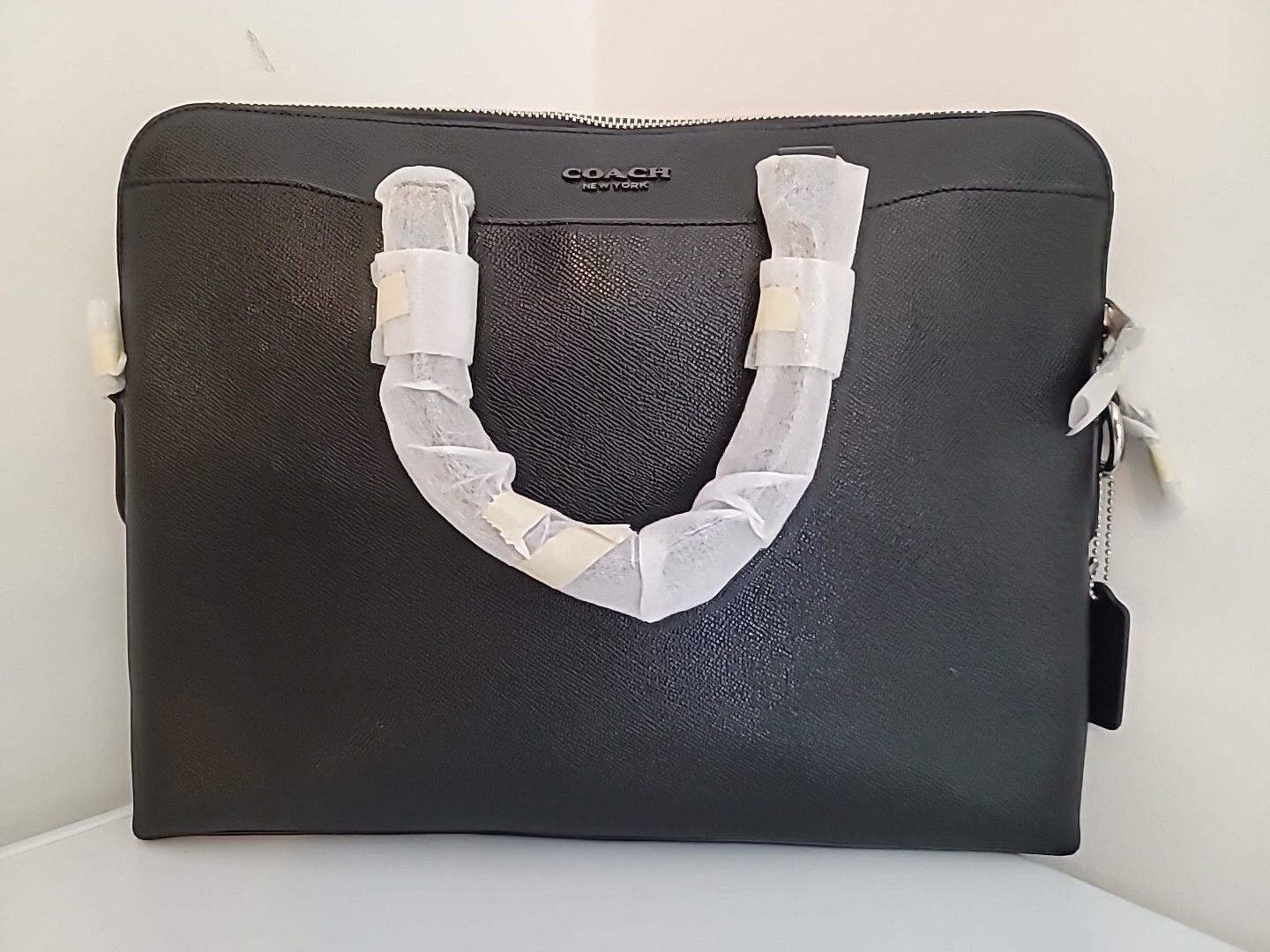NWT COACH Beckett Portfolio Brief Case F68029 Black