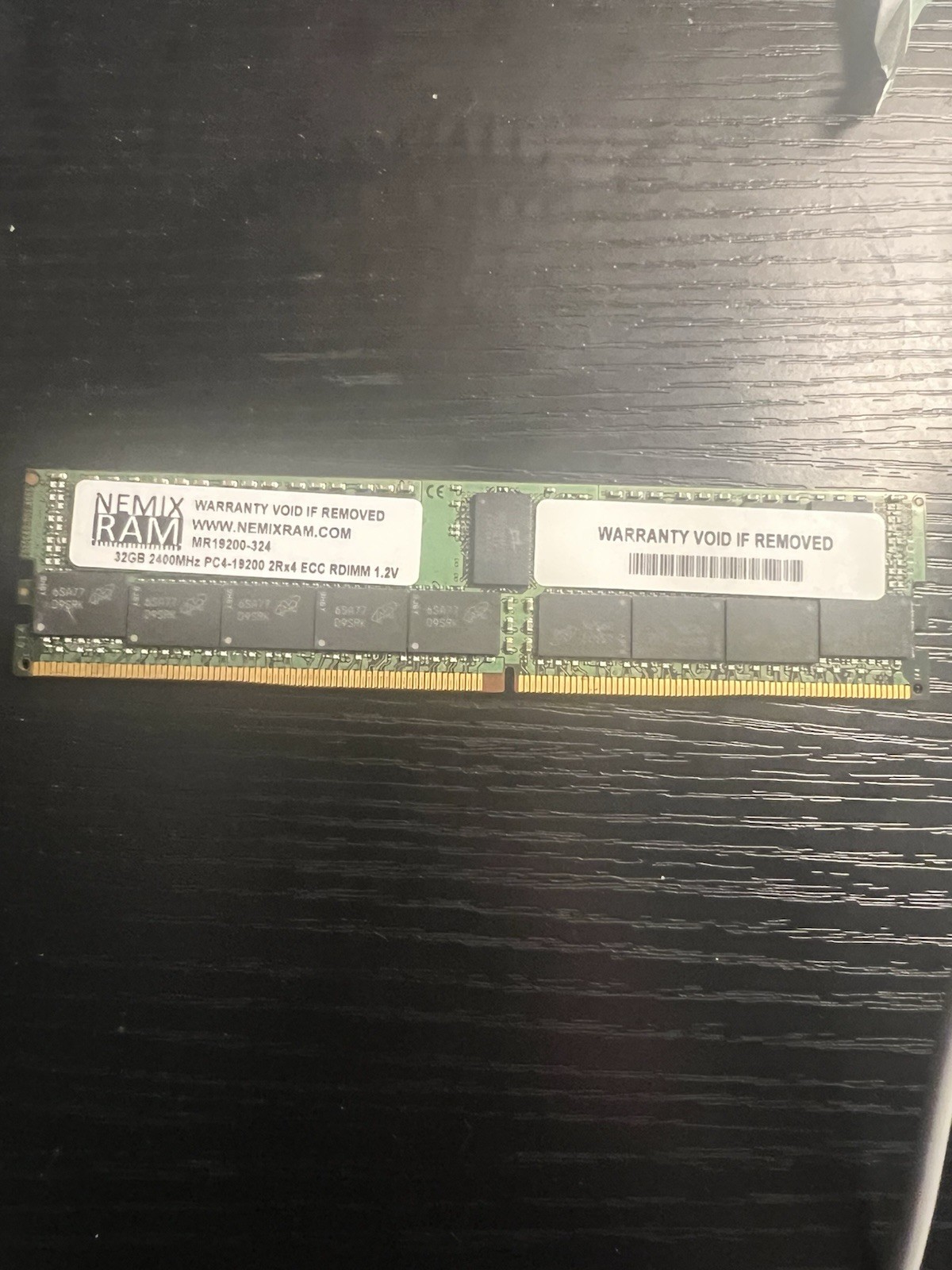 NEMIX 32GB DDR4 2400MHz PC4-19200 2Rx4 ECC RDIMM 1.2v