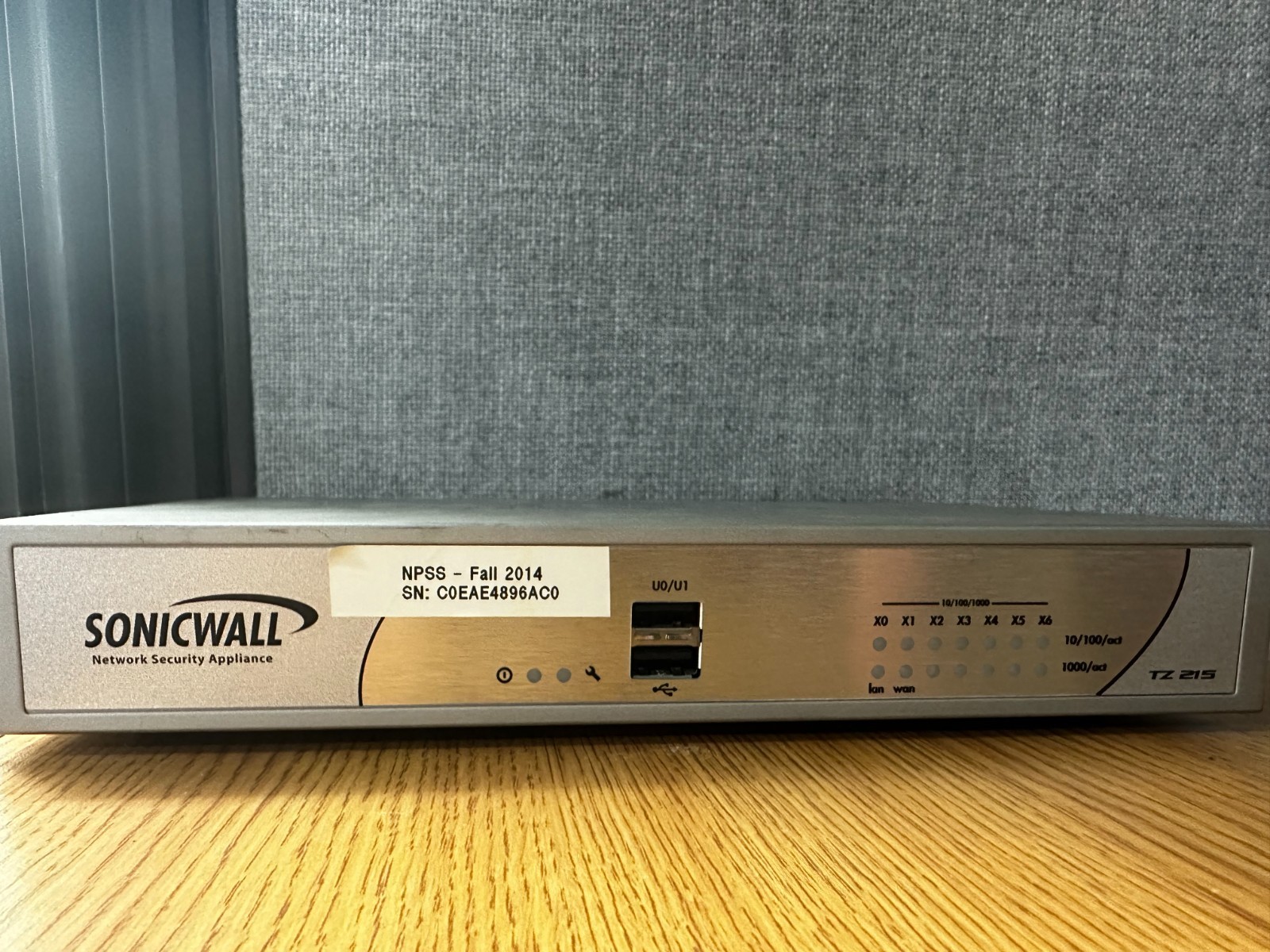 Sonicwall TZ 215 Network Security Appliance Firewall