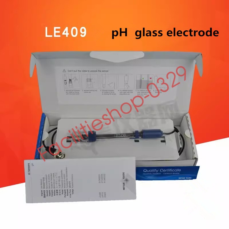 1pcs METTLER TOLEDO LE409 PH electrode /BNC plug pH meter electrode sensor glass