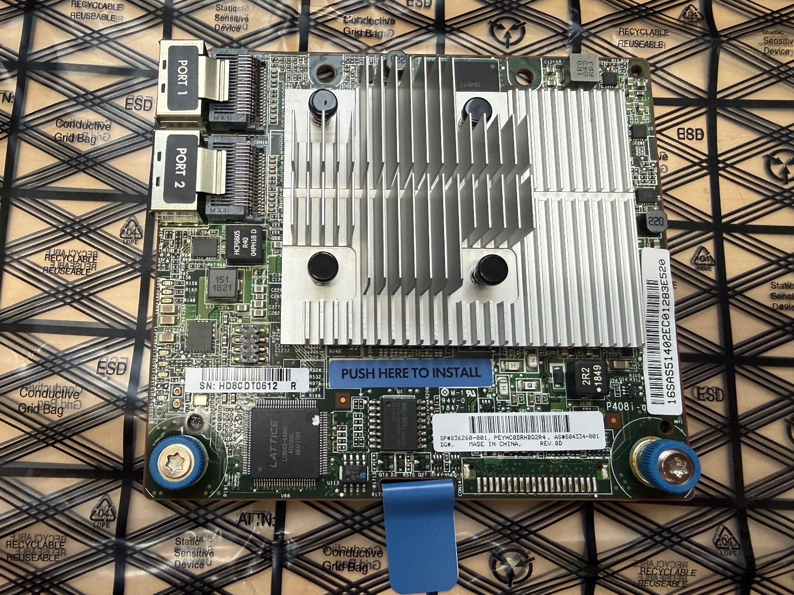 HP P408i-a SR Gen10 GEN10 2GB CACHE 12G SAS SMART ARRAY CONTROLLER 836260-001