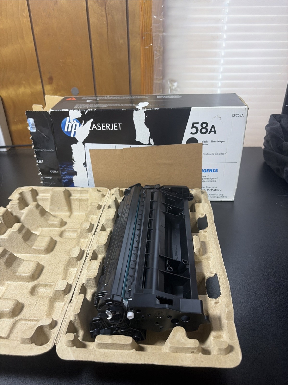 HP 58A CF258A Genuine Black Laser Toner Cartridge