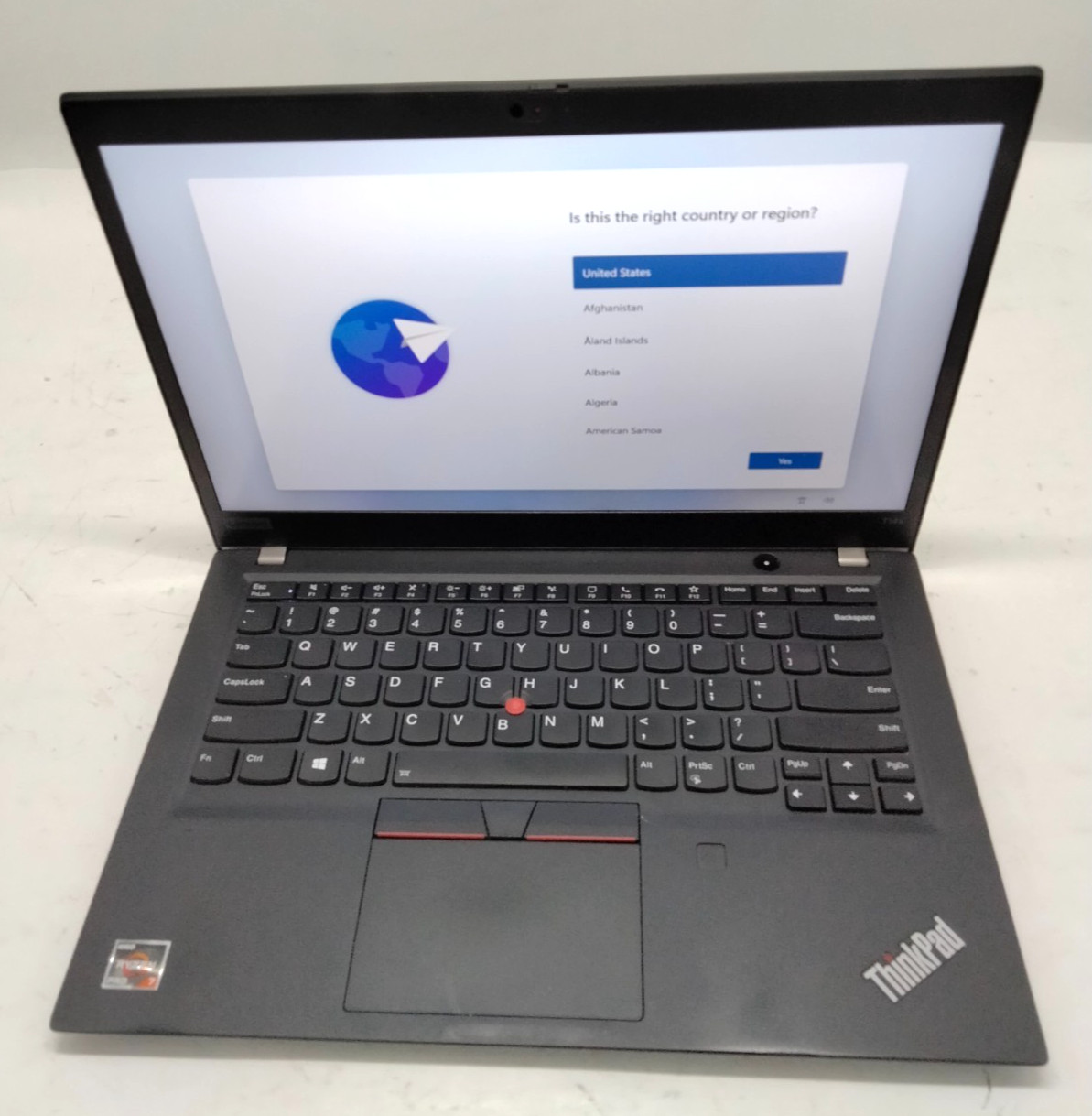 Lenovo ThinkPad T14s AMD Ryzen 7 Pro 4750u 16GB RAM 256GB SSD laptop BIOS LOCKED