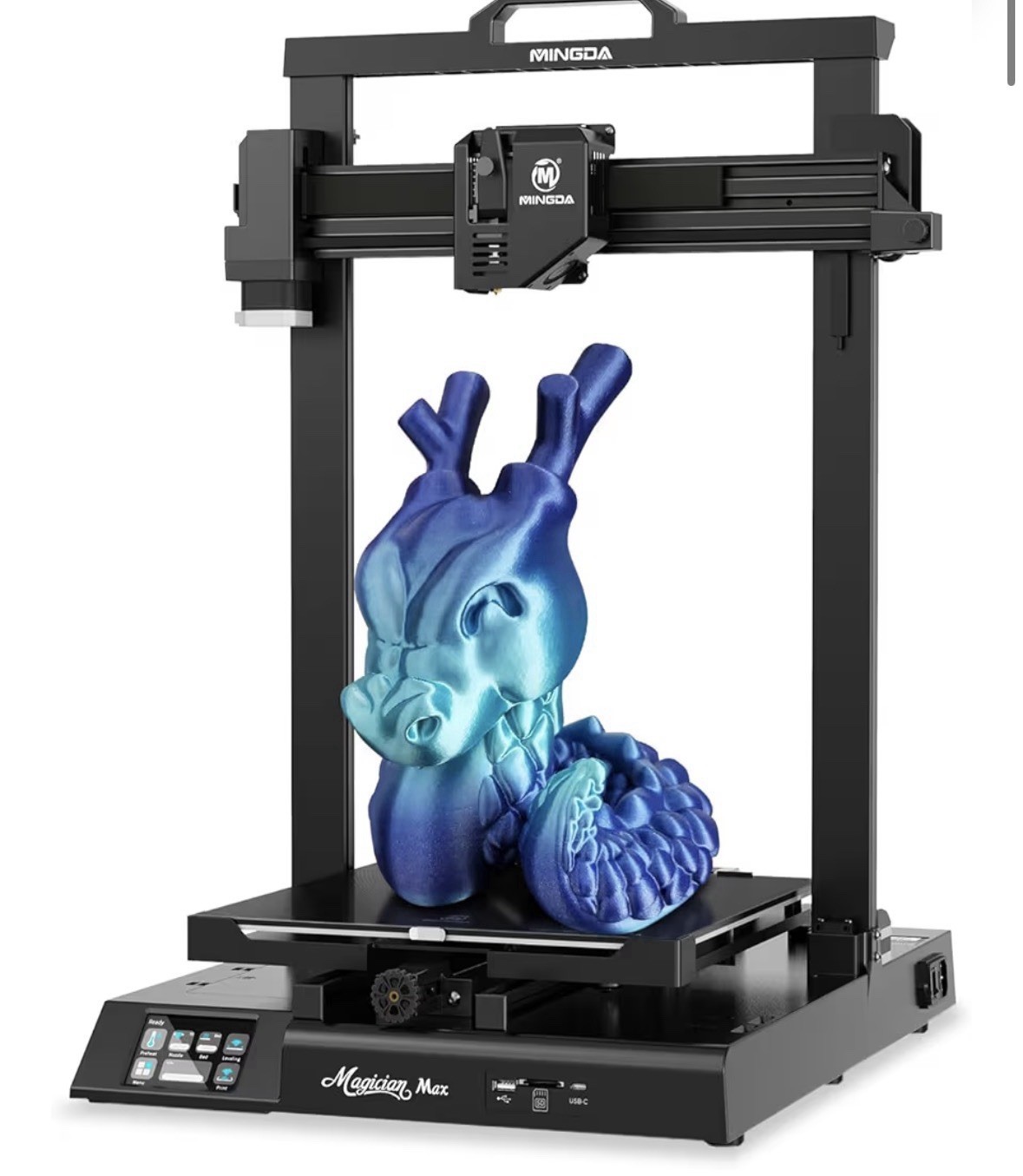 Mingda Magician Max 3d Printer - Large Print Size - 15” X 12” X 12”