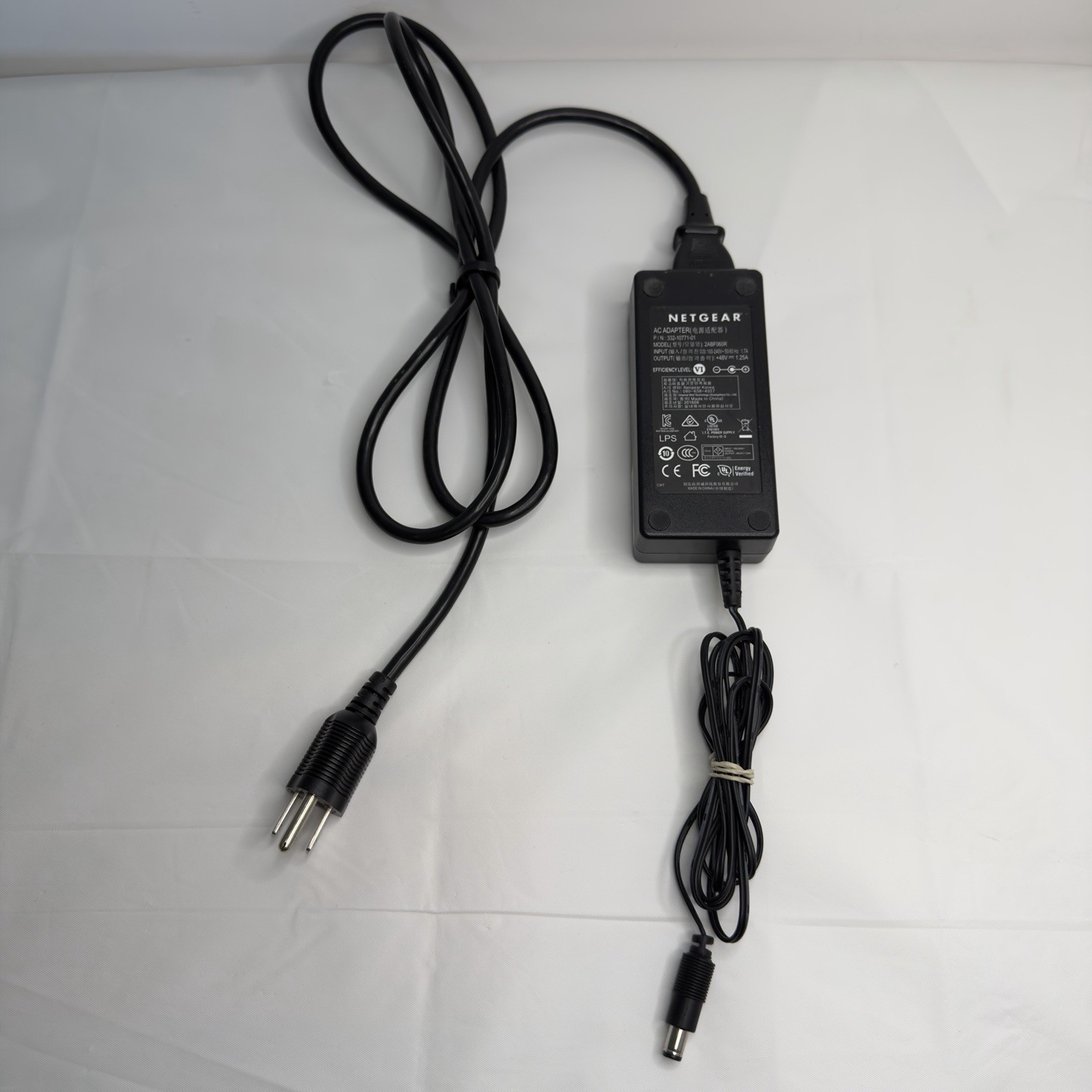Genuine Netgear AC Adapter 60W 48V 1.25A 2ABF060R 332-10771-01 OEM