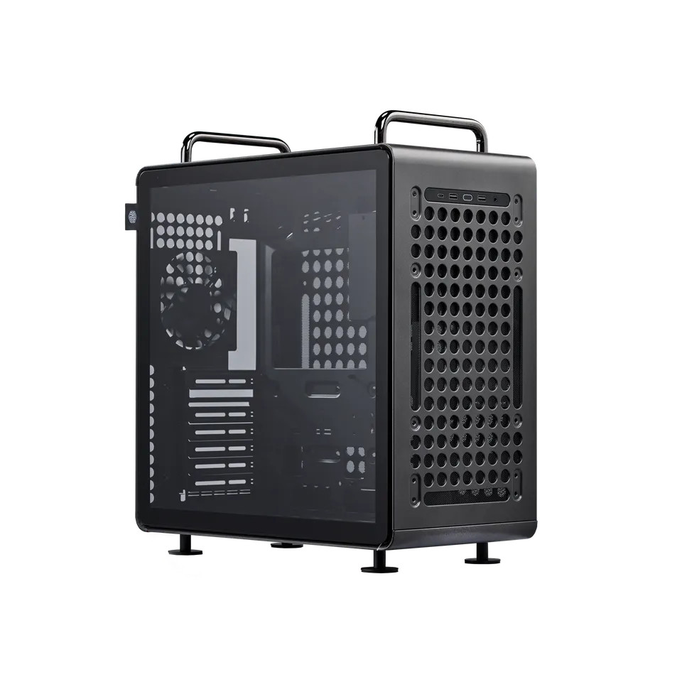 Cooler Master QUBE 540 Q540-MGNN-S00 HighAirflow ATX MidTower Case Stardust Iron