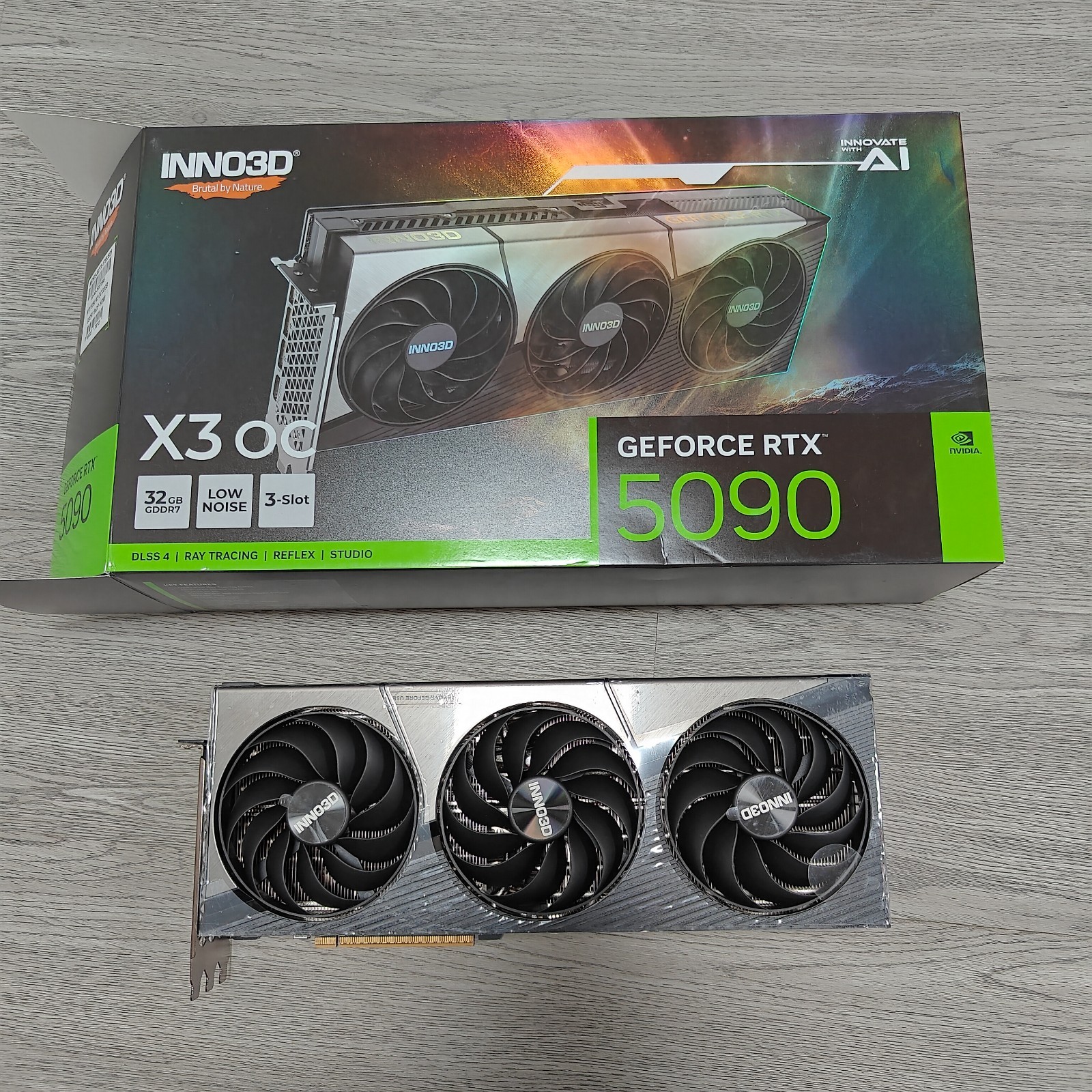 INNO3D RTX 5090 X3 OC GPU No Core & VRAM For parts Pleas read (US Stock)