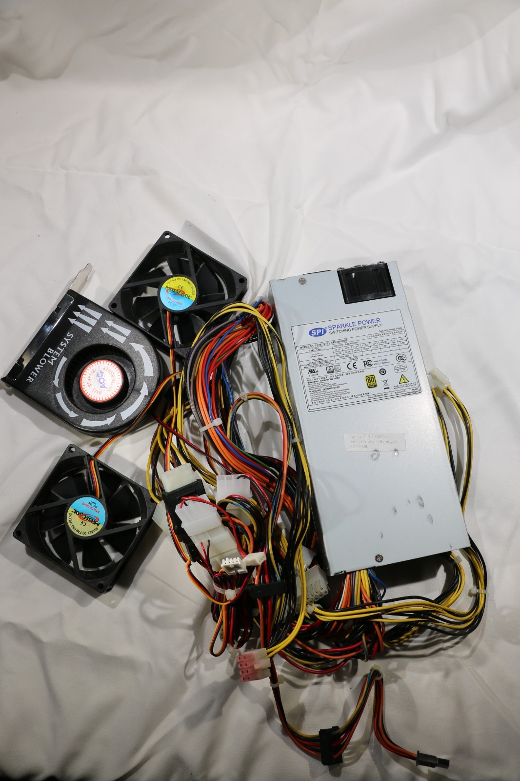 Sparkle Power SPI500U4BG 500W 1U Server Power Supply - 80 PLUS GOLD - Tested