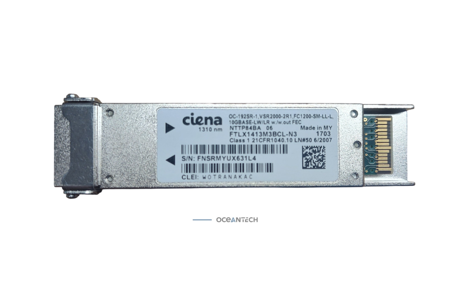 NTTP84BA Ciena  FTLX1413M3BCL-N3 SR-1 10GBase-LW/LR FC1200 1310NM XFP