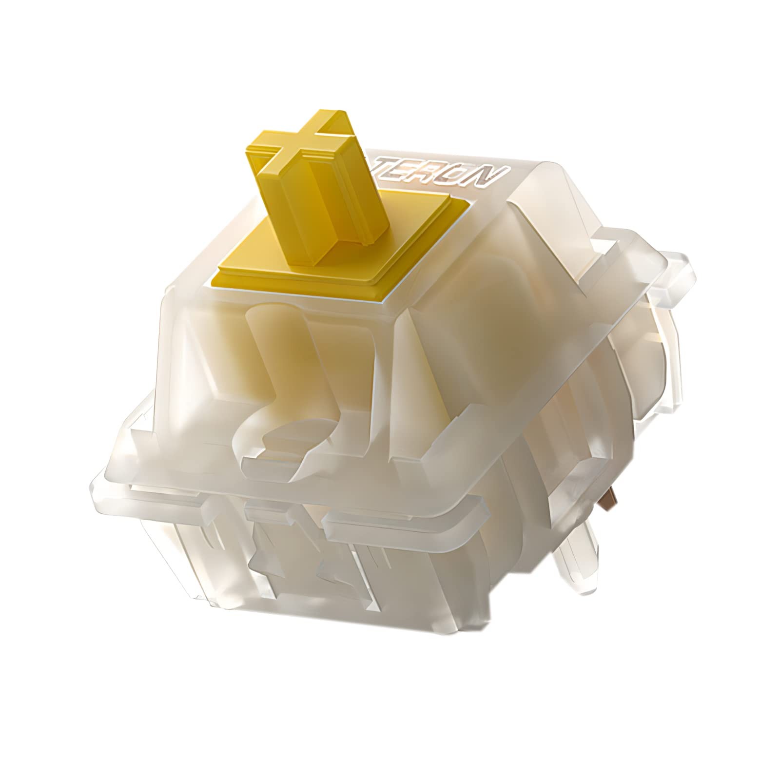 Gateron Milky Yellow Switches Mechanical Keyboard Pre Lubed Linear 70 PCS