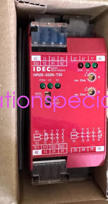 1PCS New IDEC  HR2S-332N-T30 Safety relay shipping Via DHL or Fedex