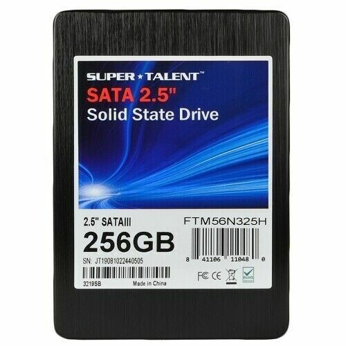 Super Talent FTM56N325H TeraNova DX 256GB SATAIII Industrial SSD NEW FW: T0929A0