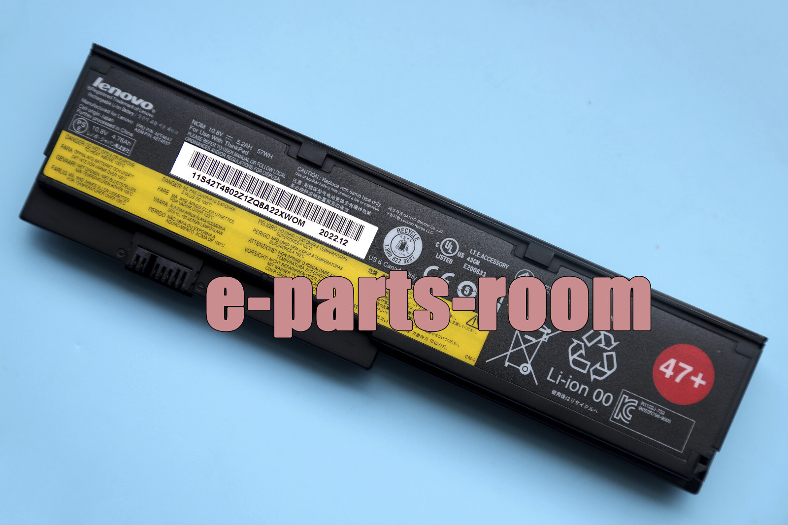 Genuine 47+ 42T4537 42T4647 Battery For Lenovo ThinkPad X200 X200s X201 X201S