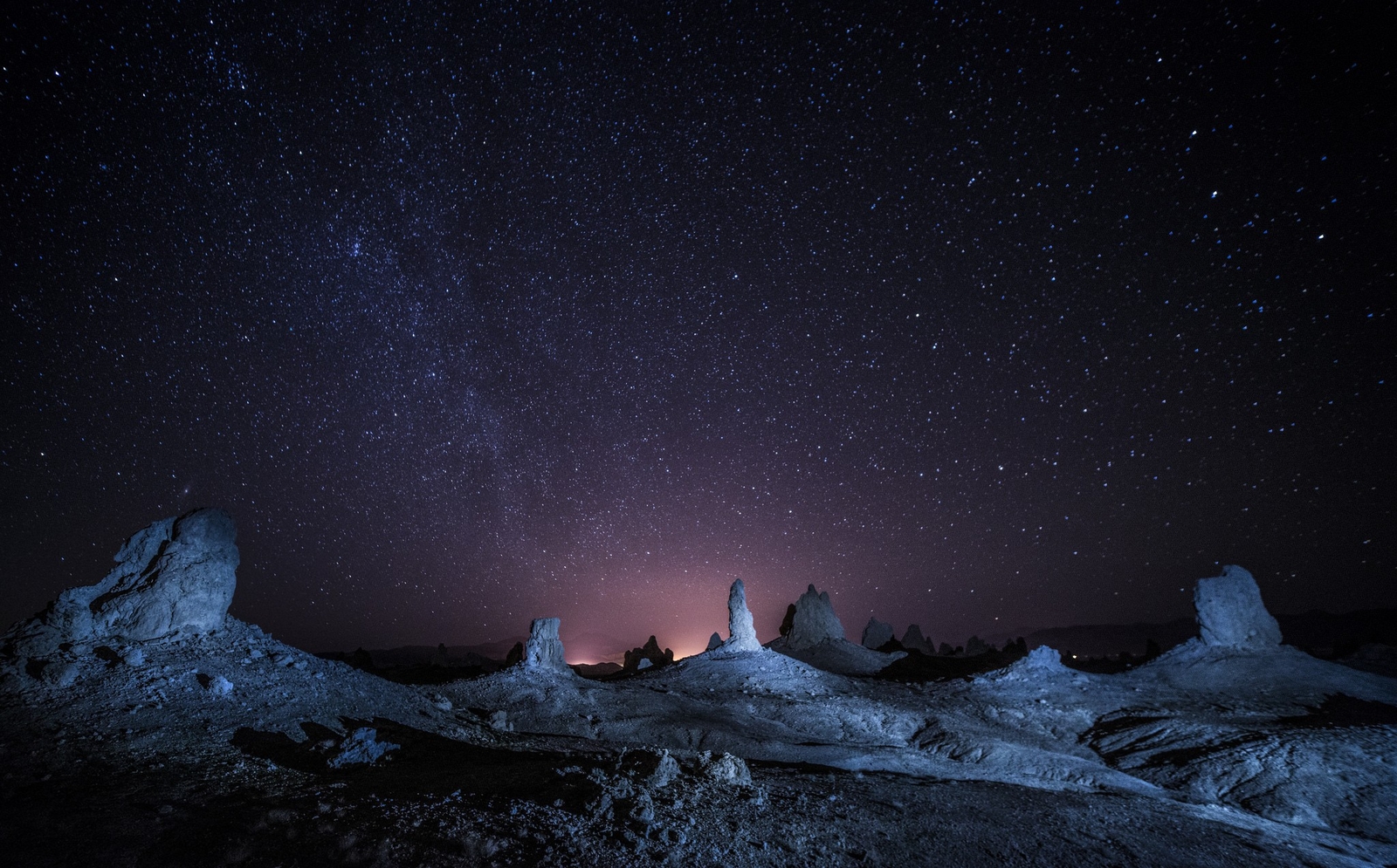 Landscape stars night starred sky Custom Gaming Mat Desk