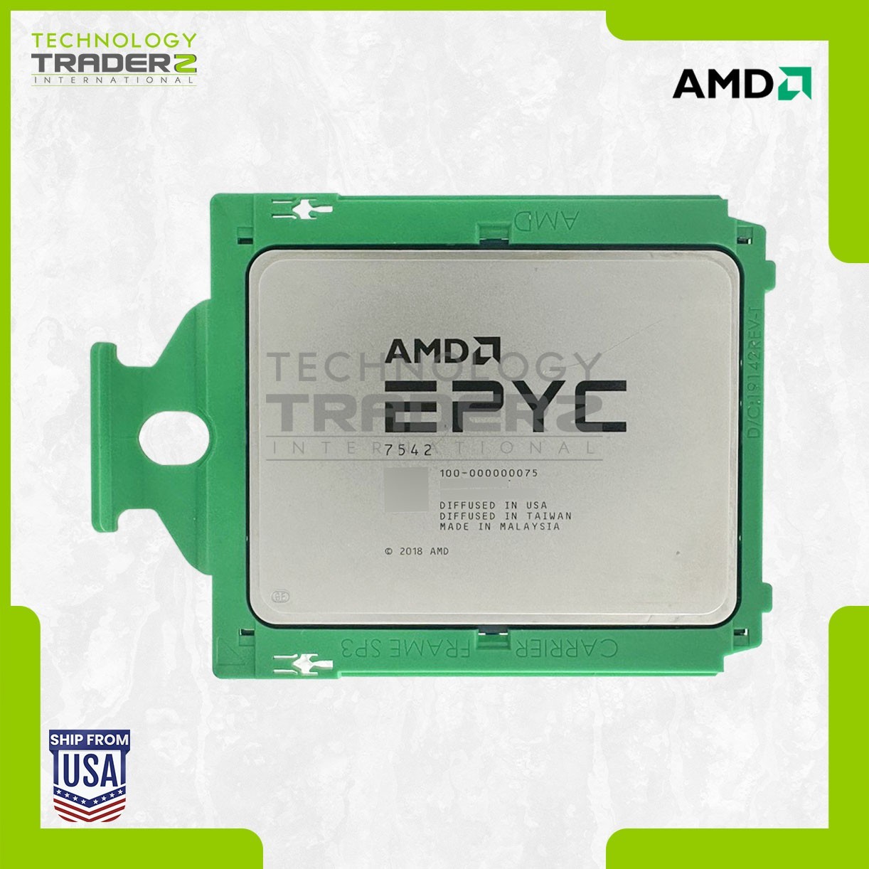 AMD EPYC 7542 32-Core 2.90GHz 128M 225W Processor 100-000000075 *DELL LOCKED*