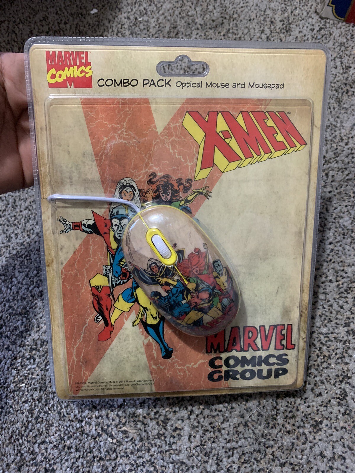 X Men Marvel Comics Computer Optical Mouse & MousePad