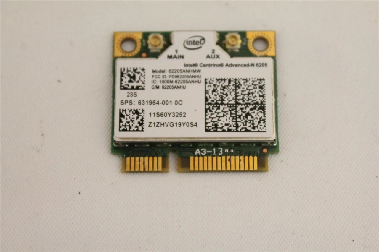 HP Elitebook 8560w Wireless Card Centrino Advanced-N 6205 631954-001 Tested Good