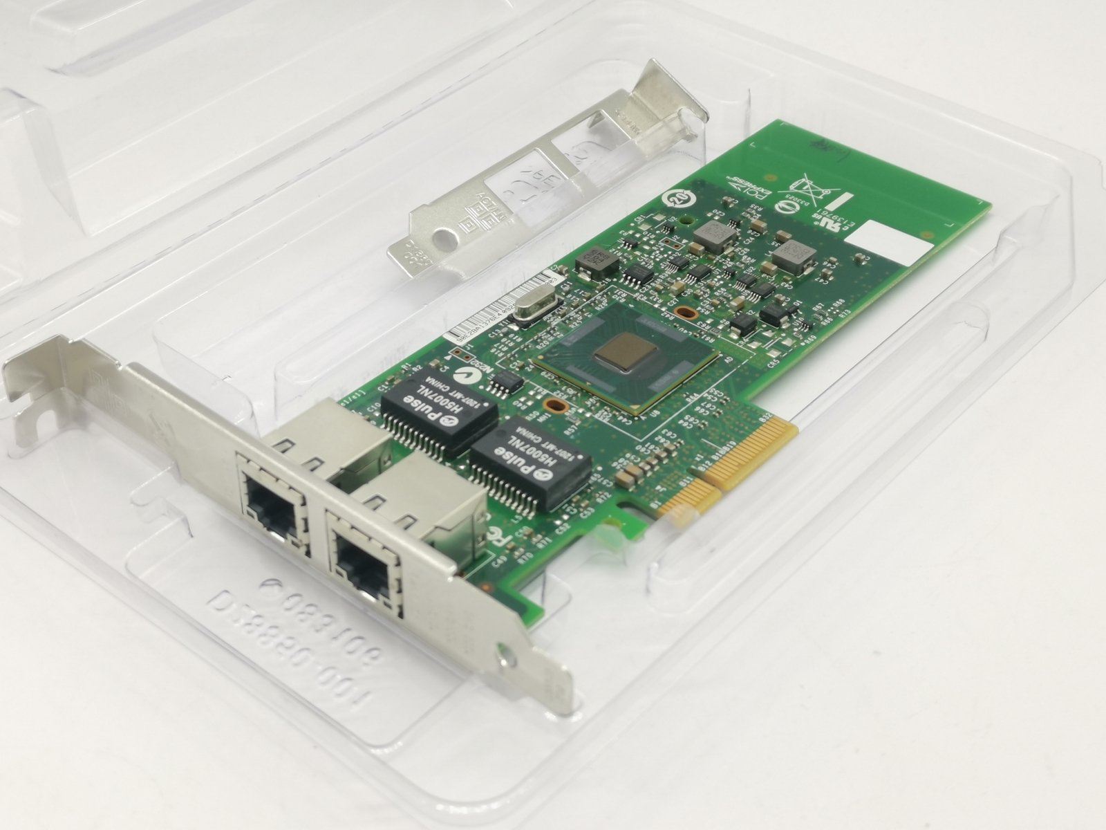 1P8D1 E1G42ET Dell Intel Pro/1000 ET Dual-Ports 1Gbps PCI-E Server Network Card