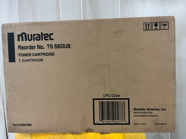 TS560US MURATEC F520 560 TONER CARTRIDGE BLACK
