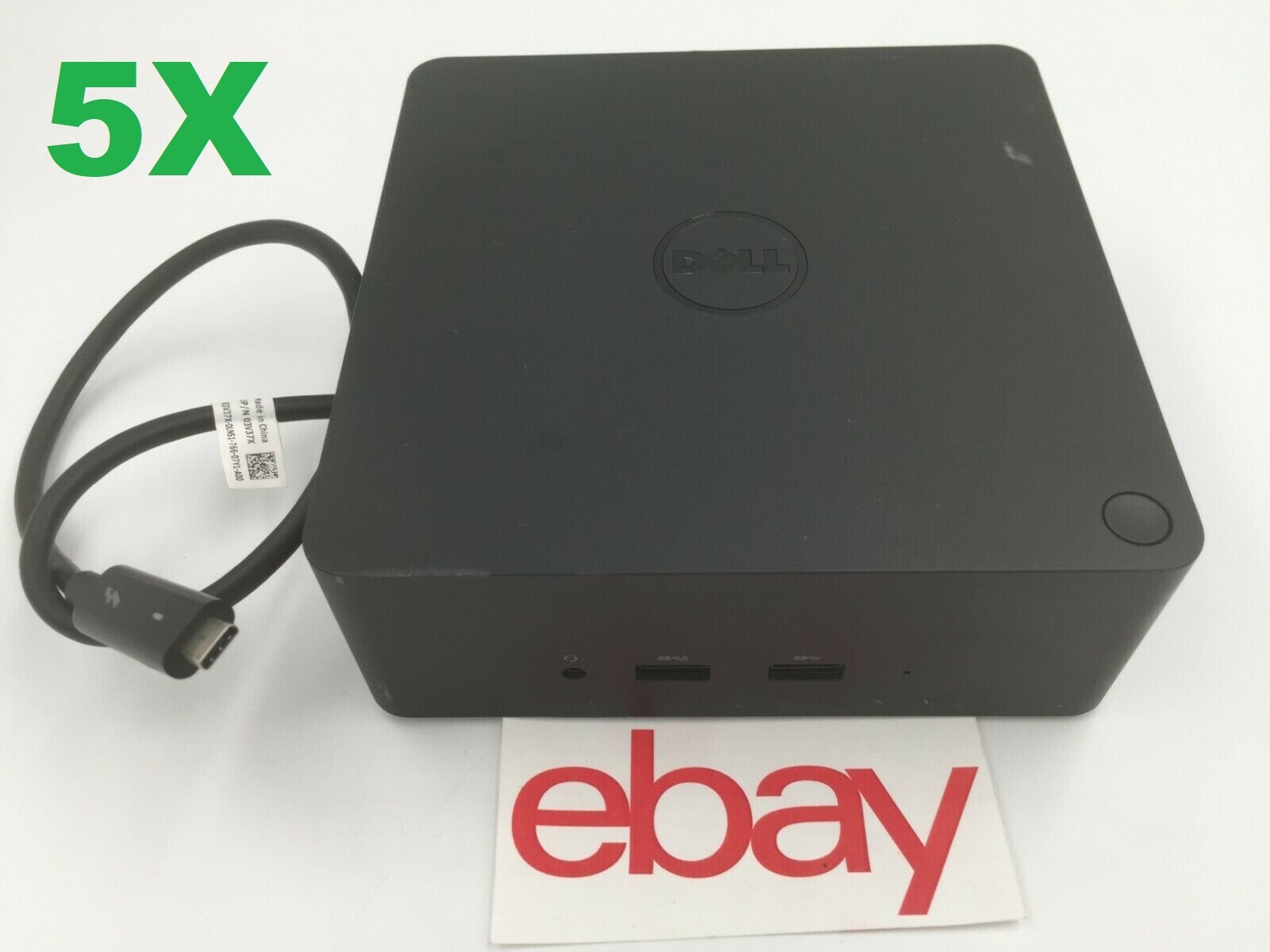 LOT OF 5 Dell TB16 K16A Thunderbolt Docking Station USB-C -WITHOUT POWER Adapter