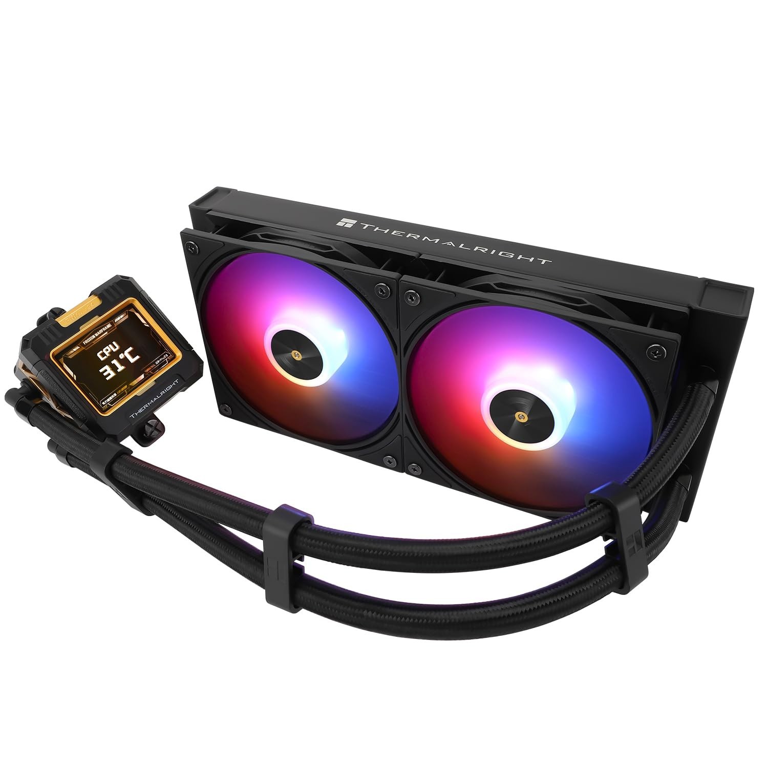 Thermalright Frozen Warframe 240 Black ARGB-240mm AIO CPU Liquid Cooler