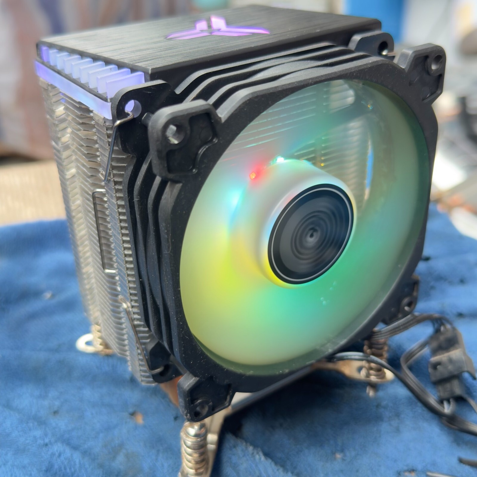 JONSBO CR-1400 Color 4 Heat Pipes 92mm RGB Fan CPU Air Cooler Heatsink