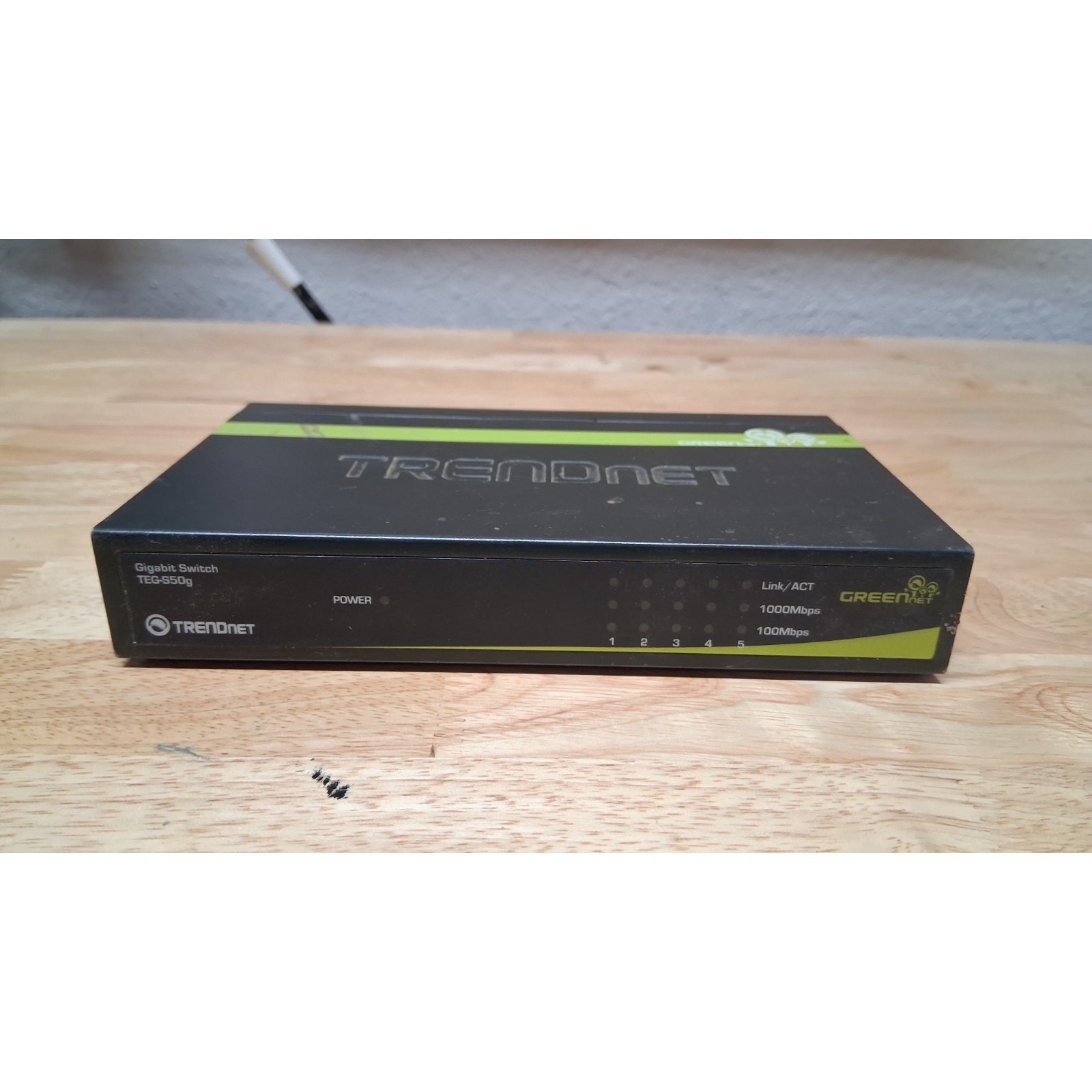 TRENDnet TEG-S50g 5-Port Gigabit GREENnet Switch (V1.0R) - NO POWER ADAPTER