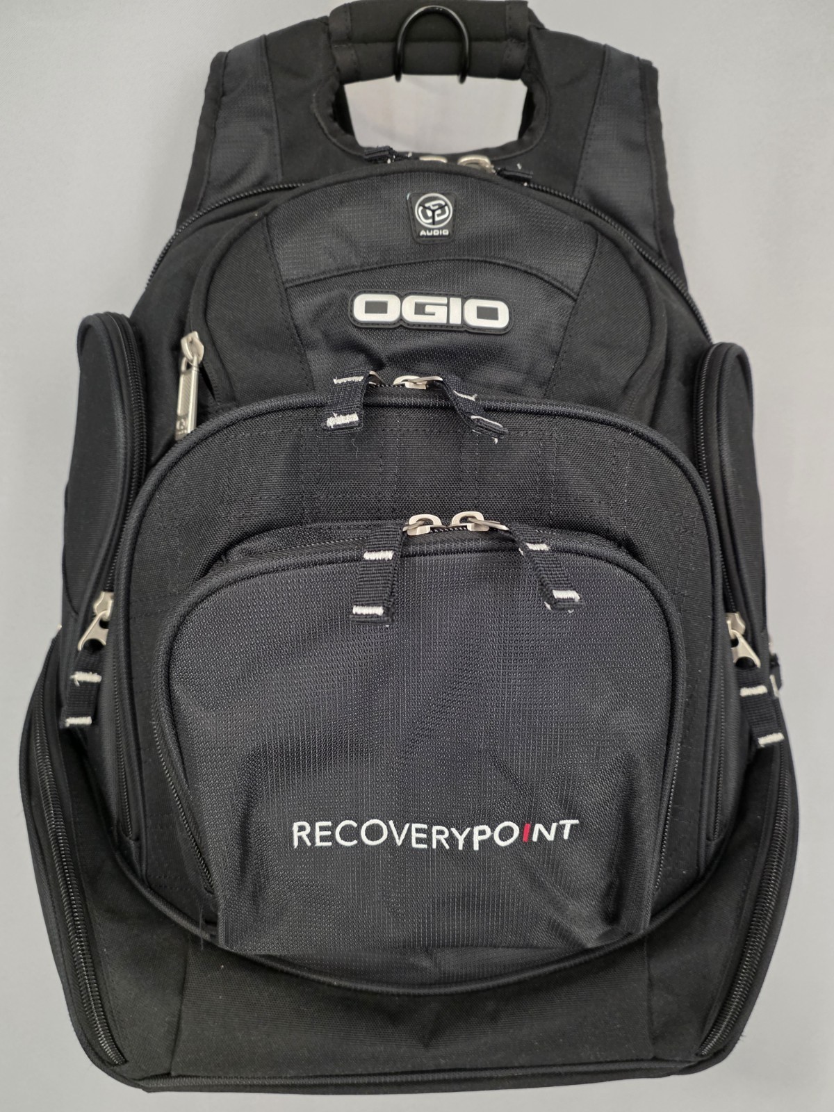 New OGIO Mastermind Black Backpack, 18x13x8, Zippered-17" LaptopSleeve+ 9Pockets