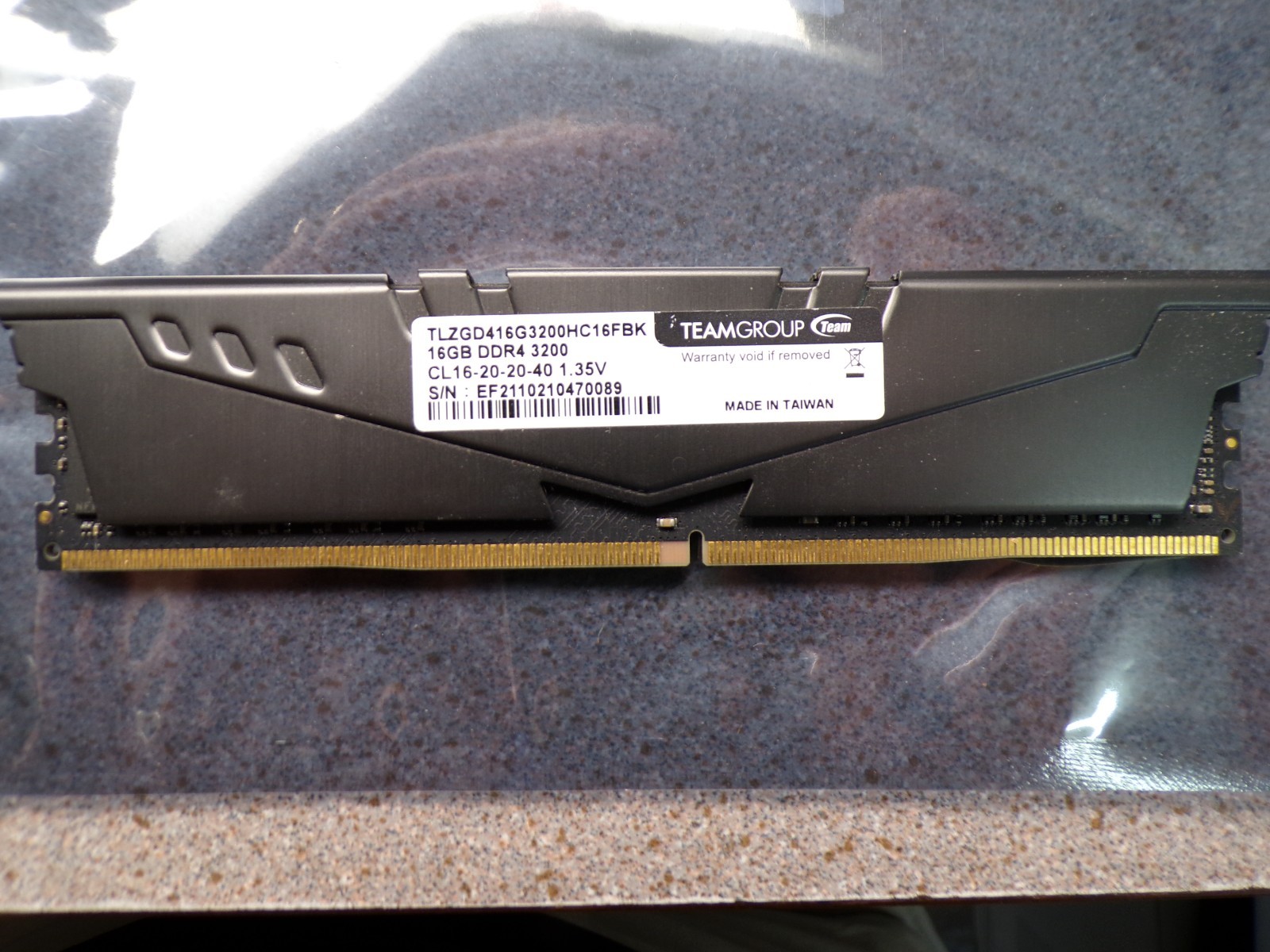 TeamGroup T-Force Vulcan 16GB (1x16GB) RAM DDR4 3200MHz TLZGD416G3200HC16FBK #20