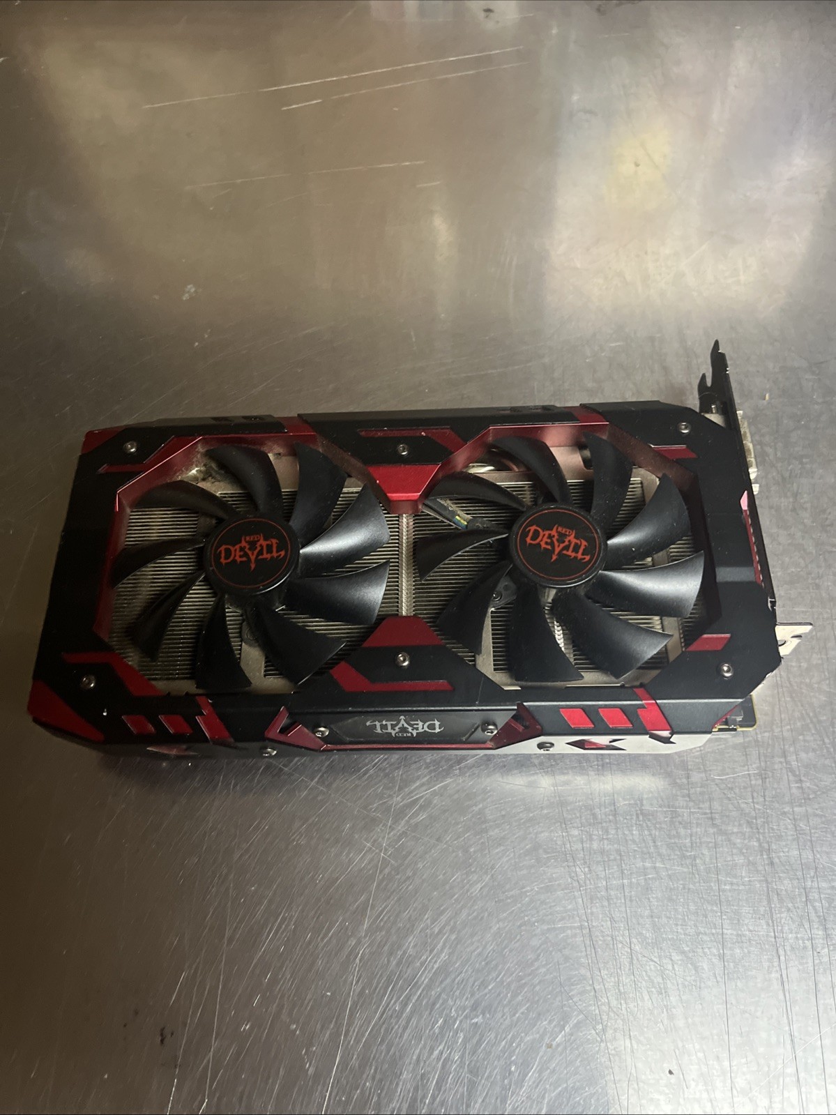 PowerColor Red Devil AMD RX580 Graphics Card For Parts/ Repair Untested