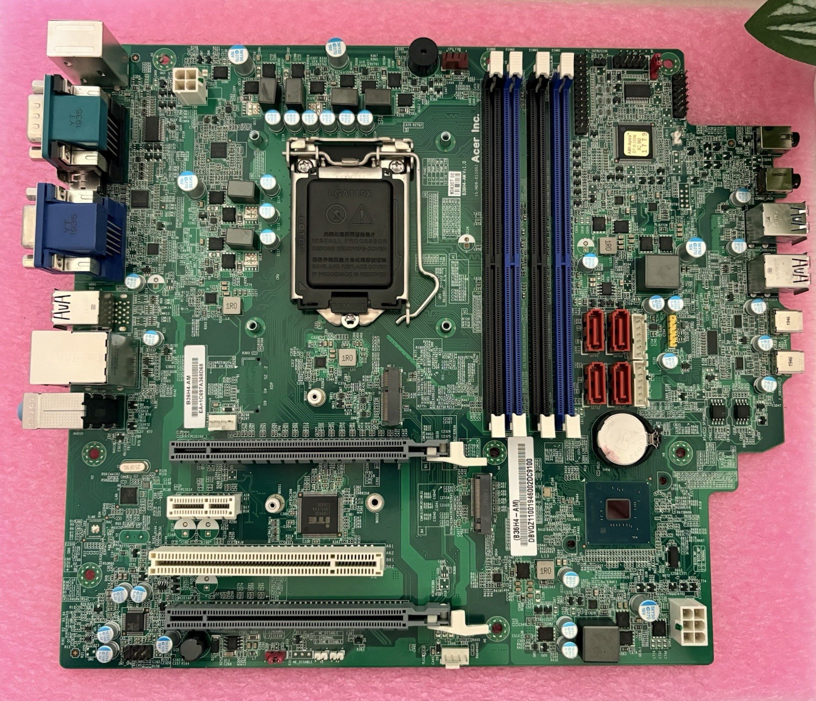 DB.VQZ11.001 B36H4-AM Acer Veriton S4660G E-ATX Mainboard LGA1151 DDR4 32G